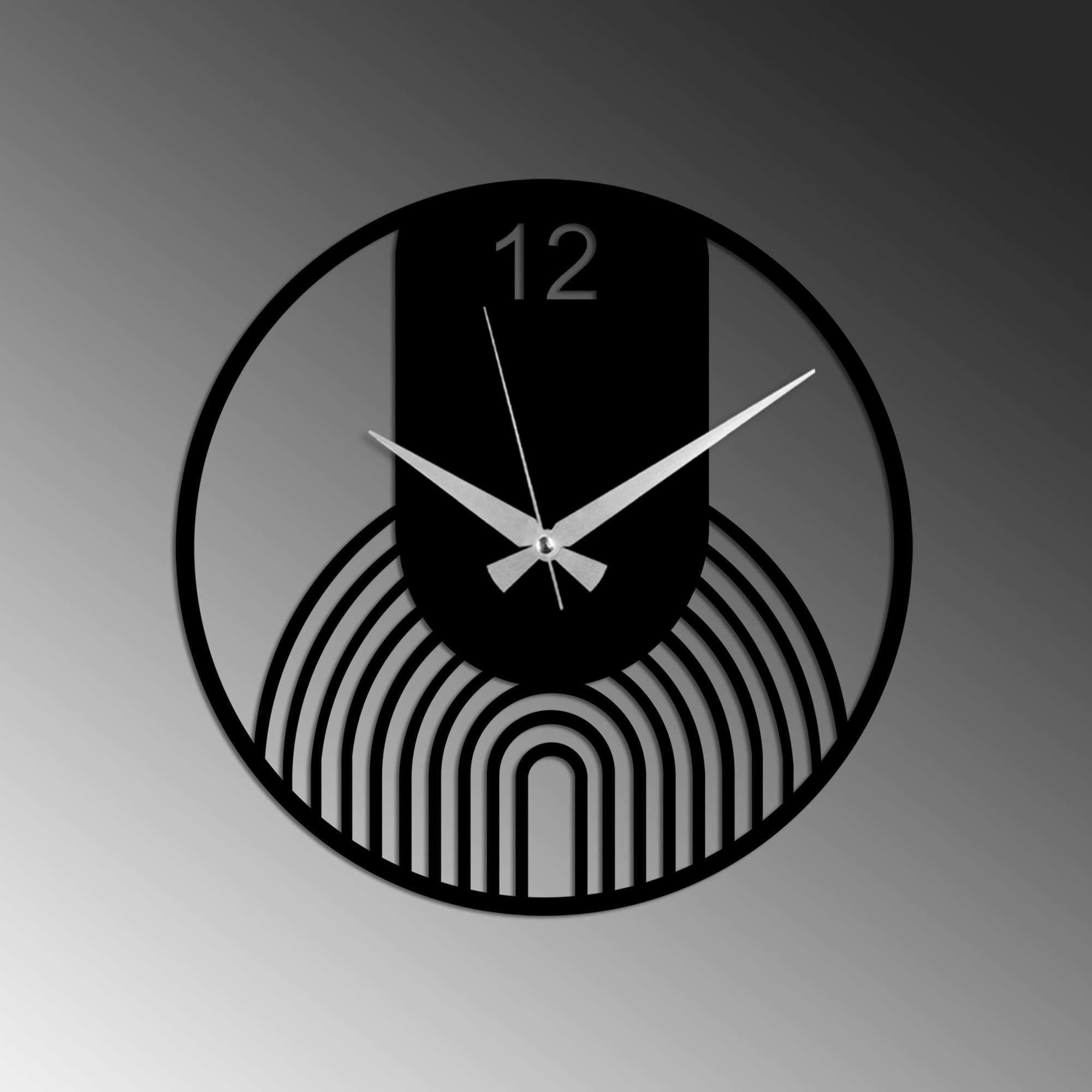 WATCH-062 Dekoratif Metal Duvar Saati | ByLamp