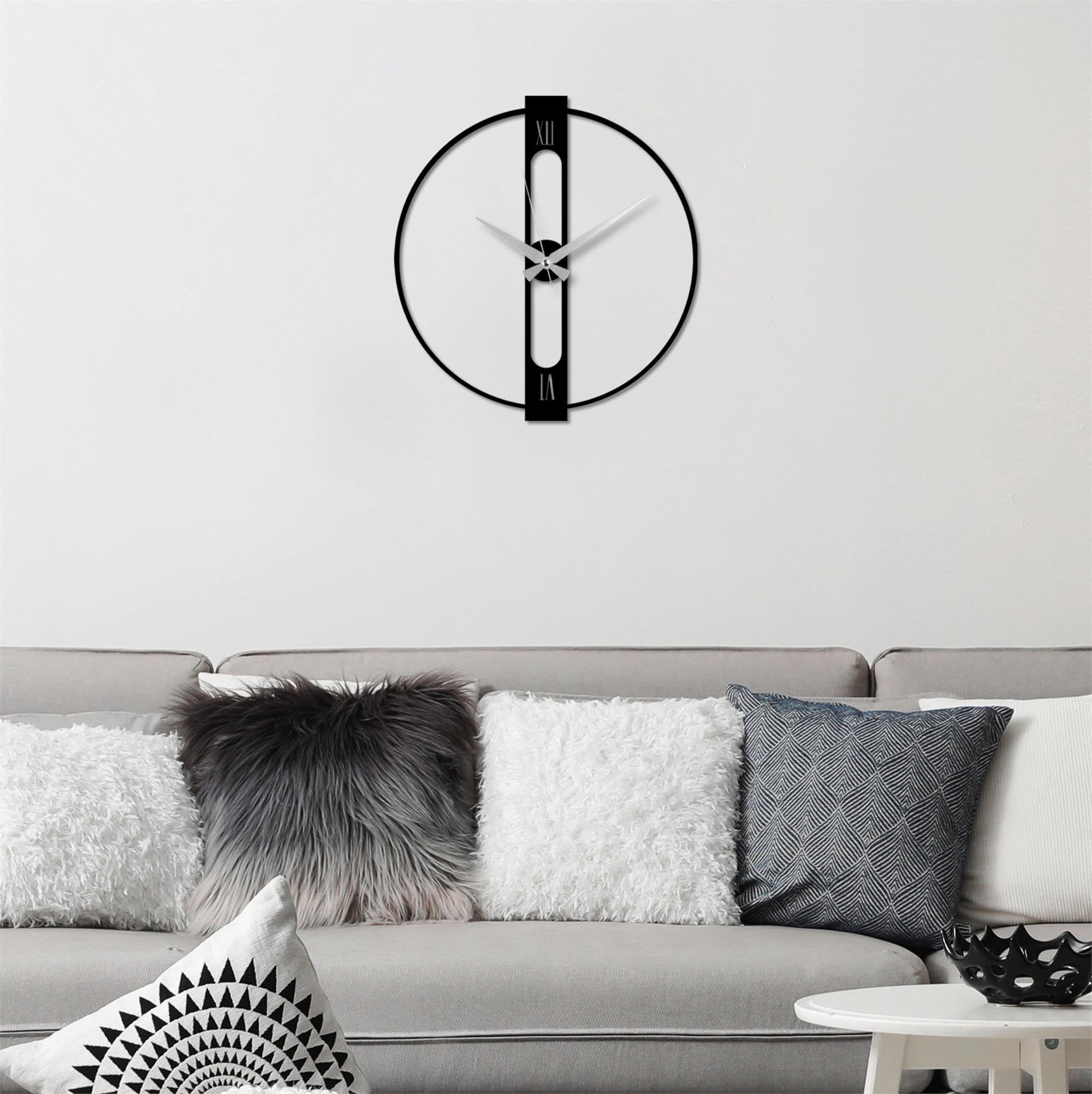 WATCH-064 Dekoratif Metal Duvar Saati | ByLamp