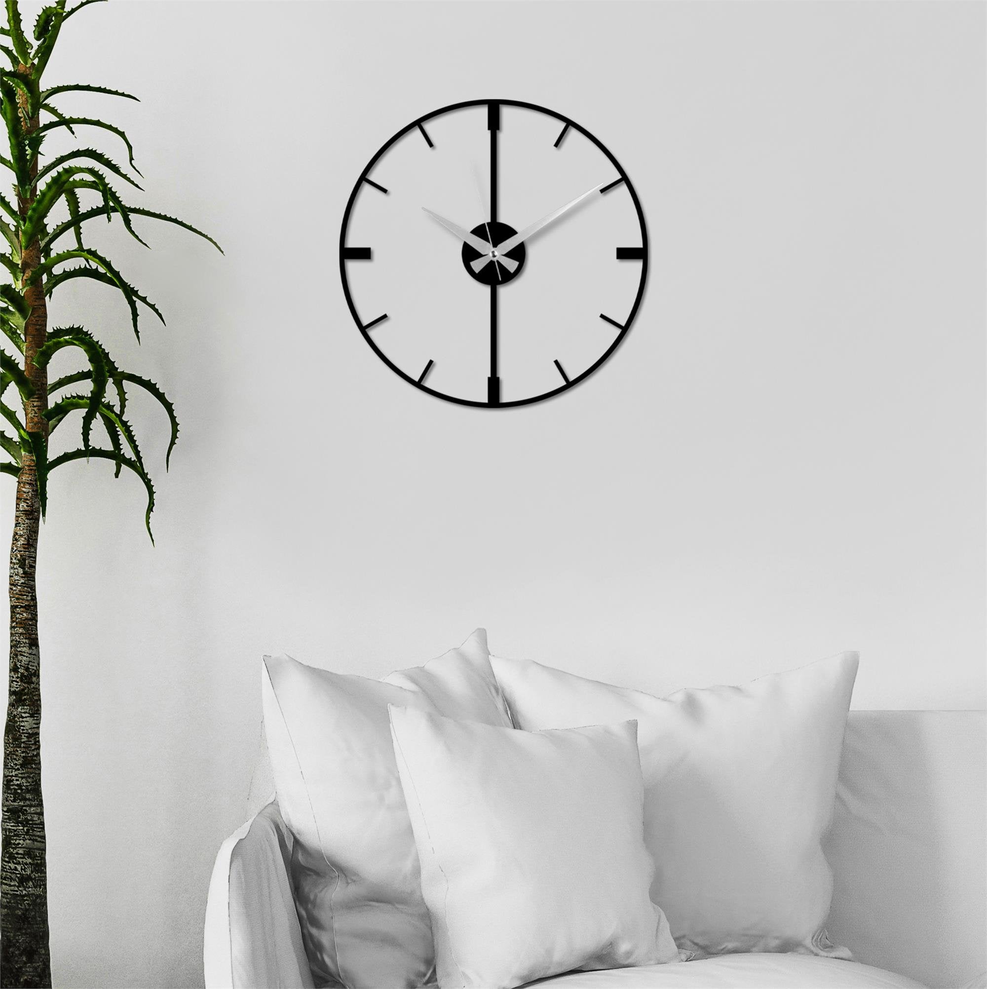 WATCH-065 Dekoratif Metal Duvar Saati | ByLamp