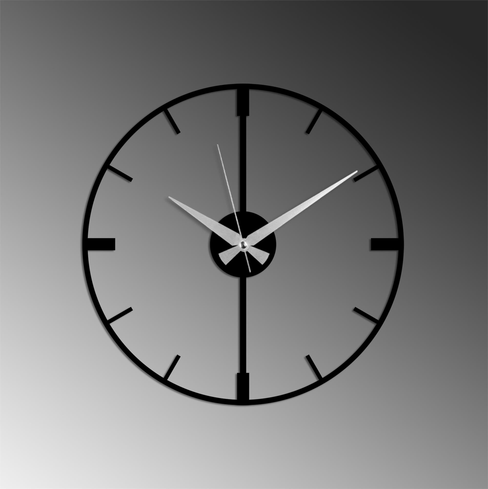 WATCH-065 Dekoratif Metal Duvar Saati | ByLamp