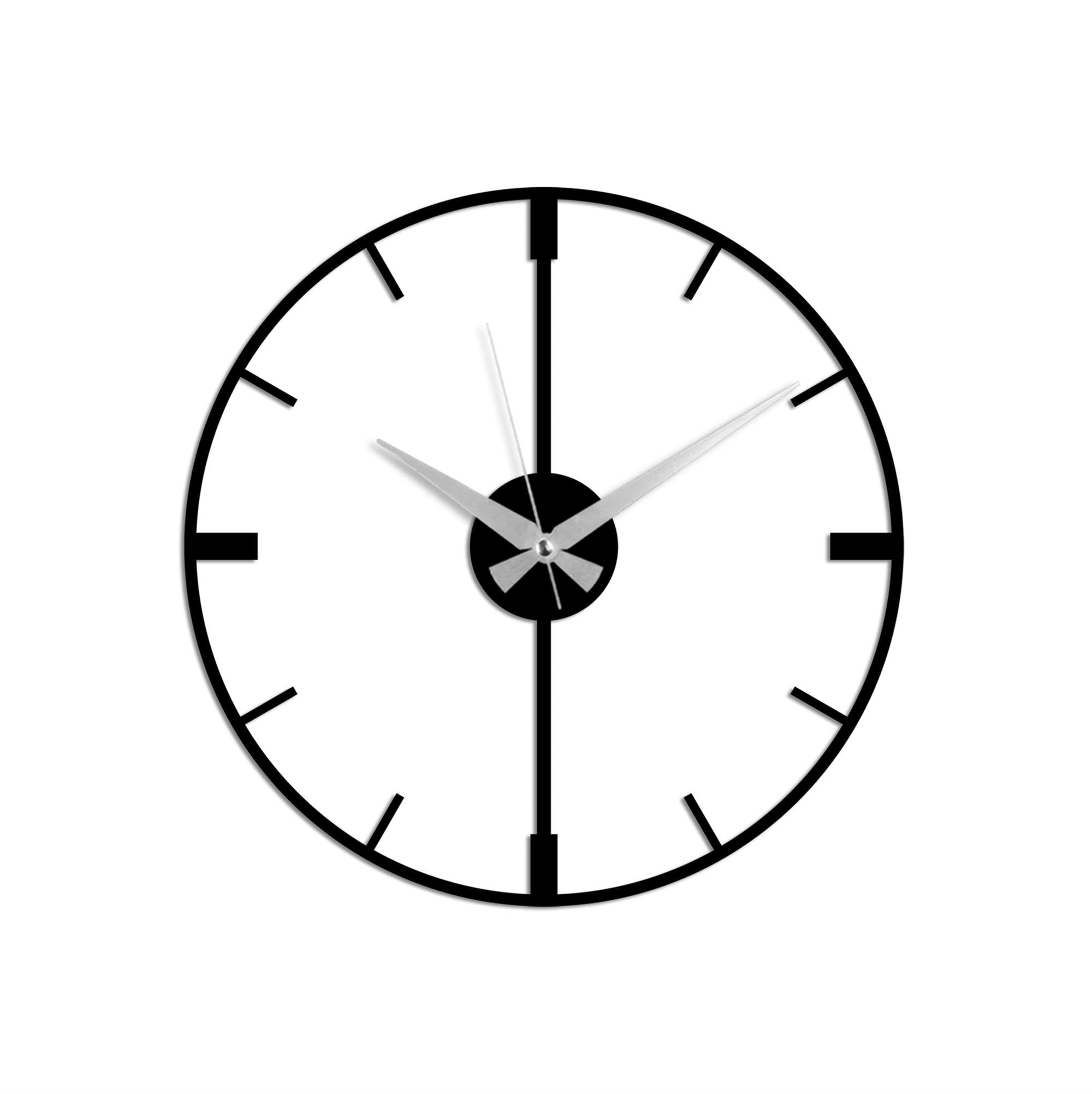 WATCH-065 Dekoratif Metal Duvar Saati | ByLamp