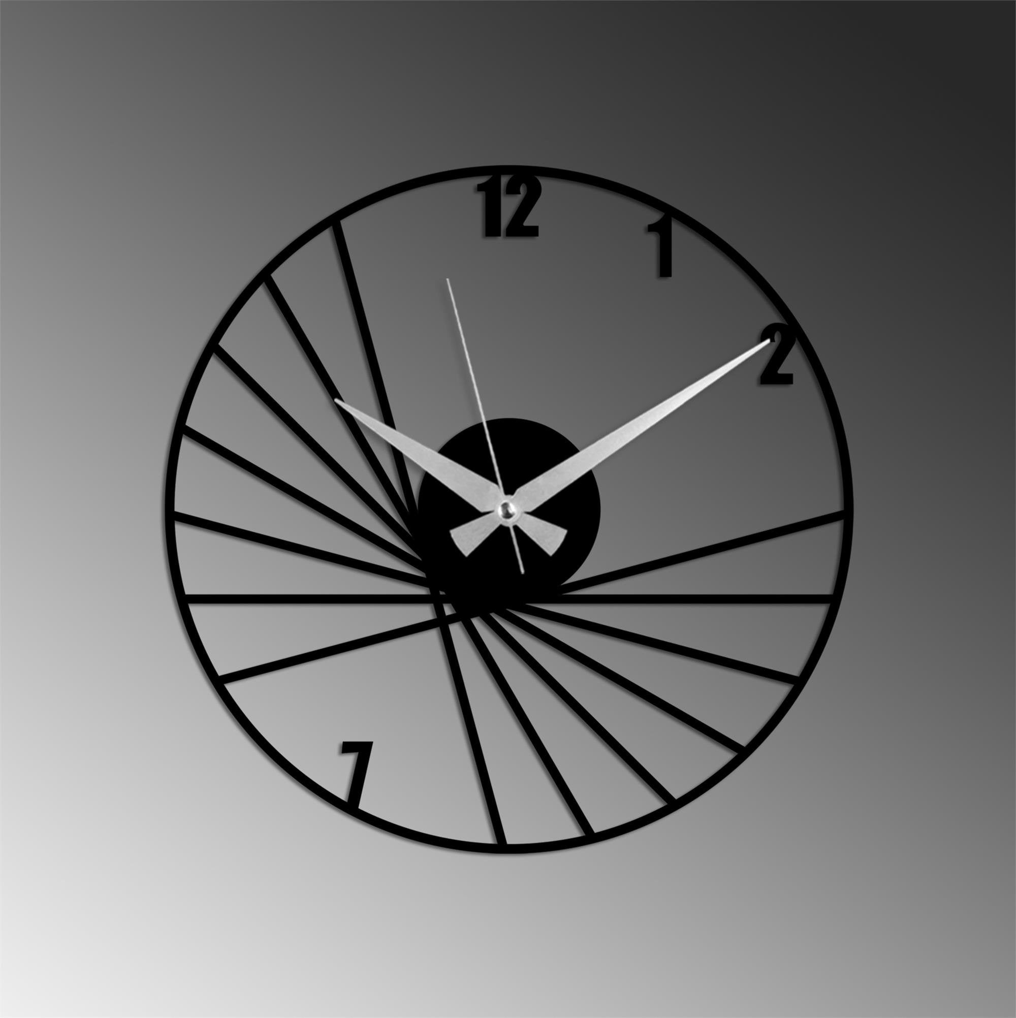 WATCH-066 Dekoratif Metal Duvar Saati | ByLamp