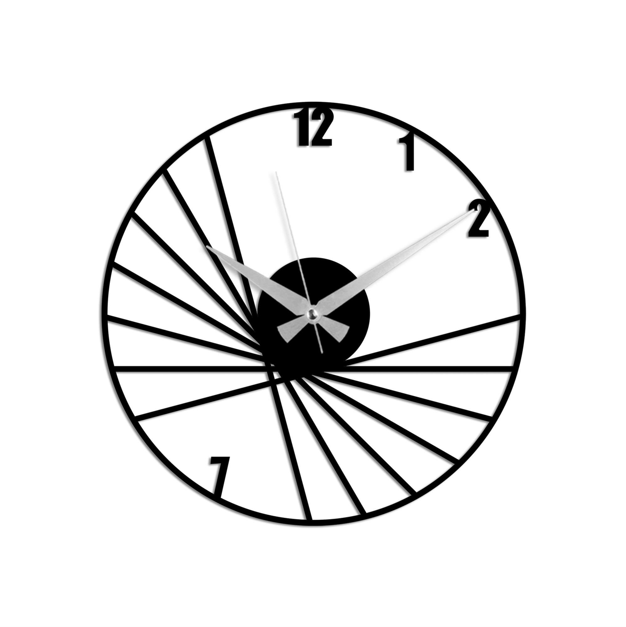 WATCH-066 Dekoratif Metal Duvar Saati | ByLamp