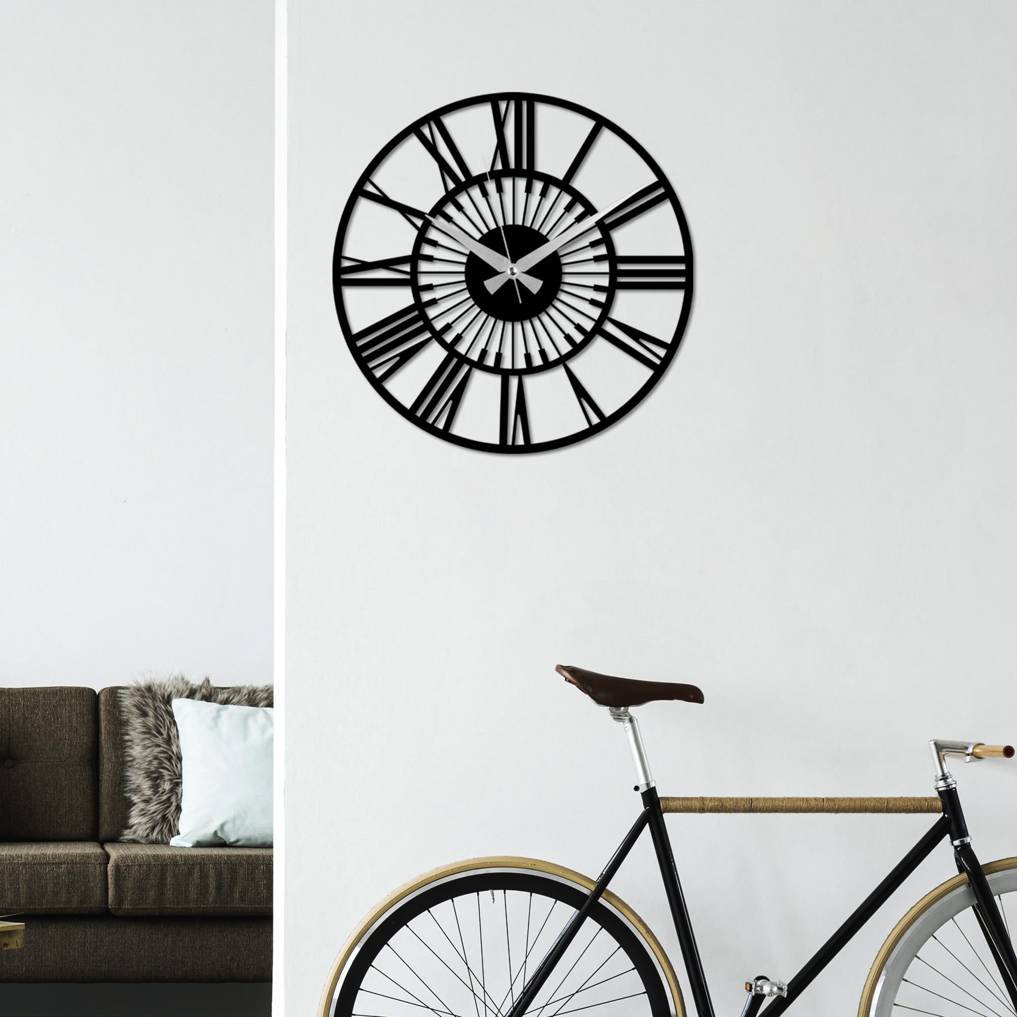 WATCH-067 Dekoratif Metal Duvar Saati | ByLamp