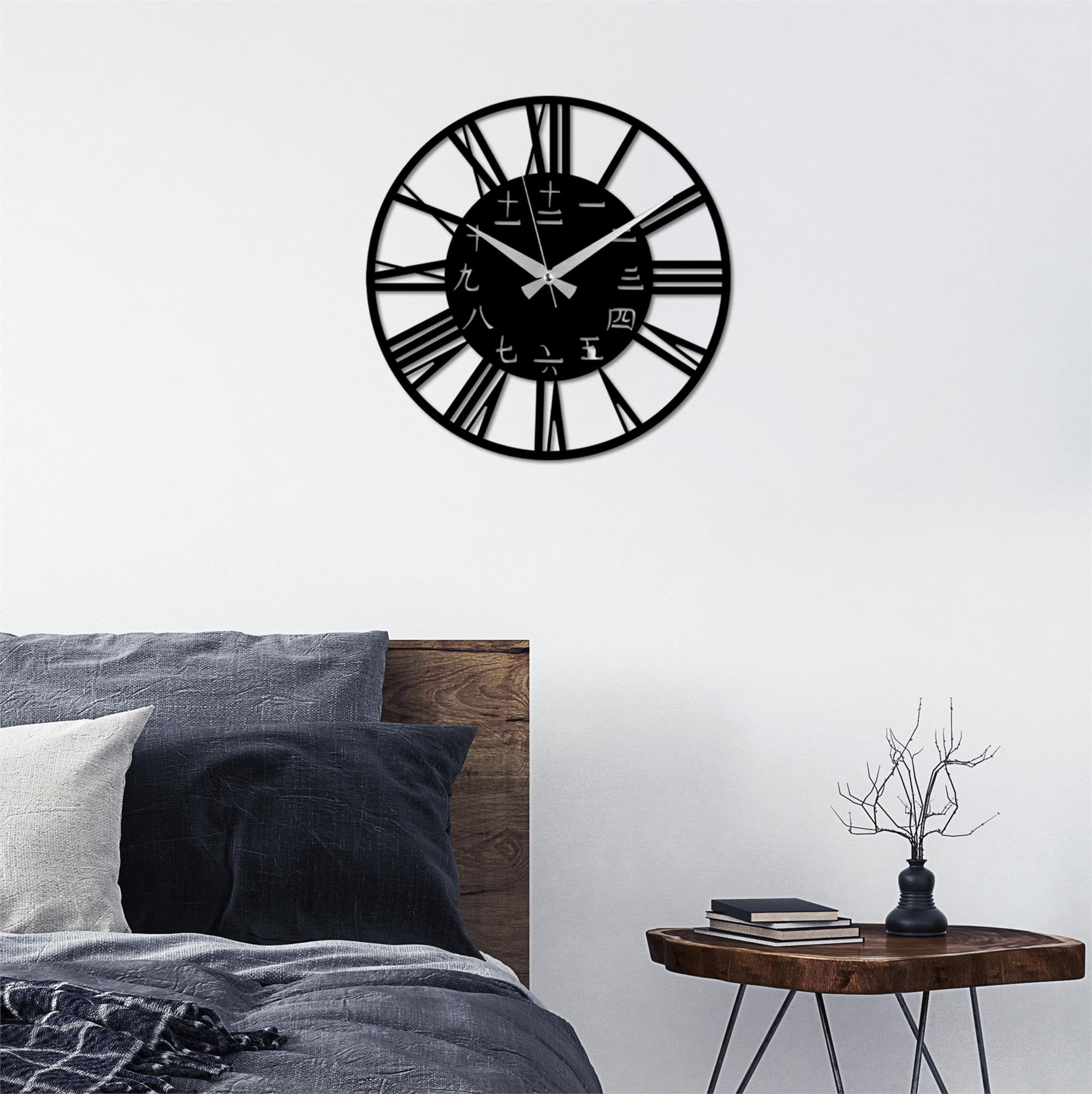 WATCH-068 Dekoratif Metal Duvar Saati | ByLamp