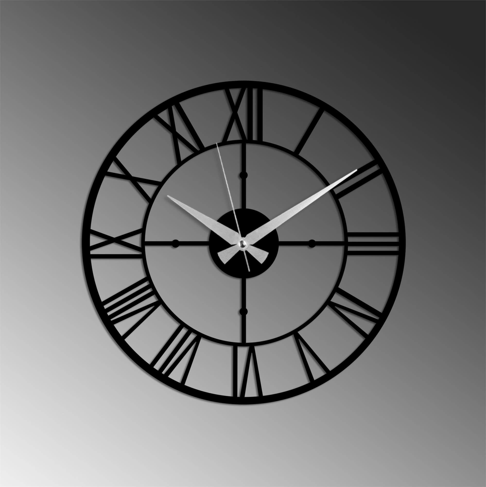 WATCH-069 Dekoratif Metal Duvar Saati | ByLamp