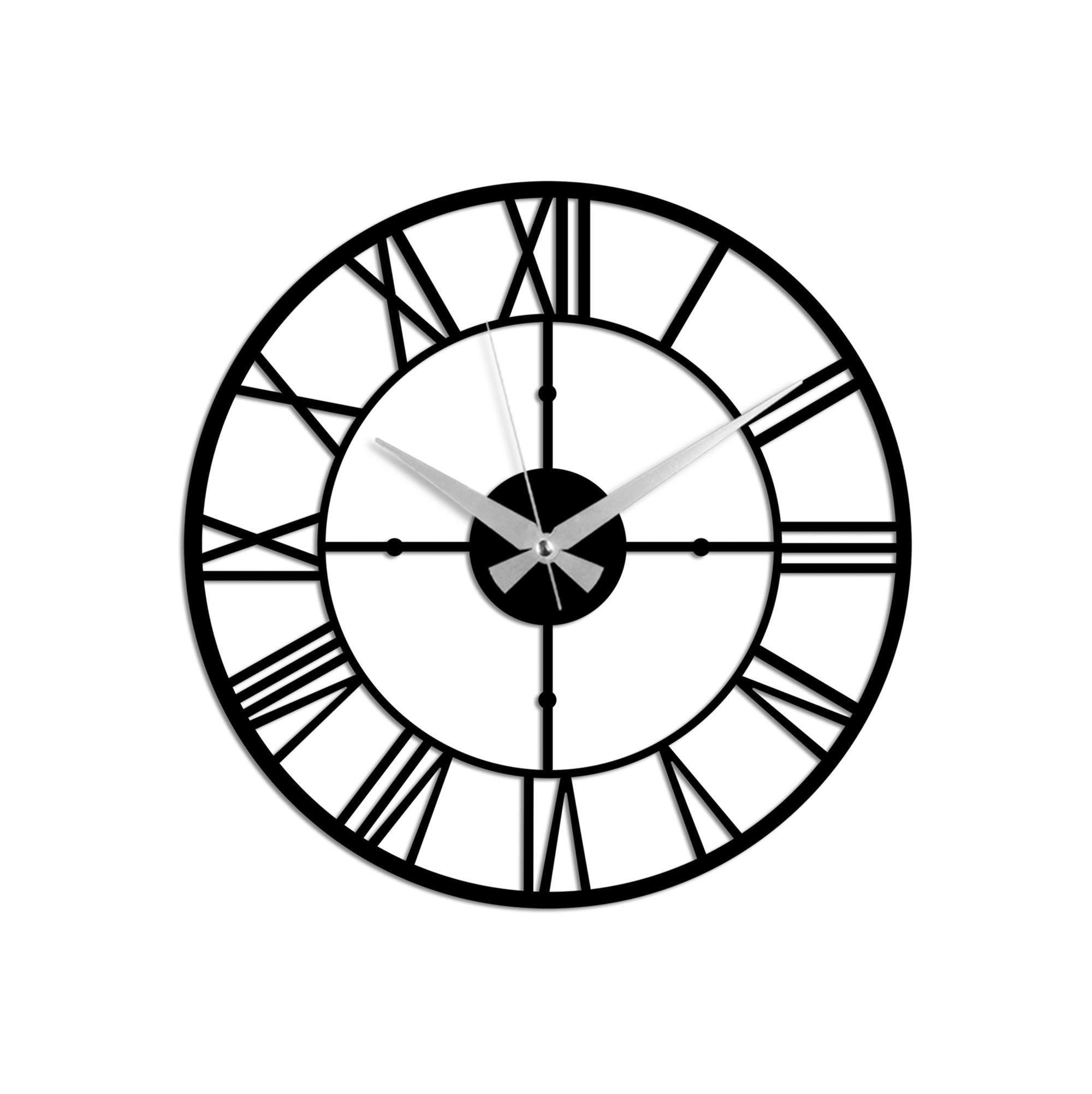 WATCH-069 Dekoratif Metal Duvar Saati | ByLamp