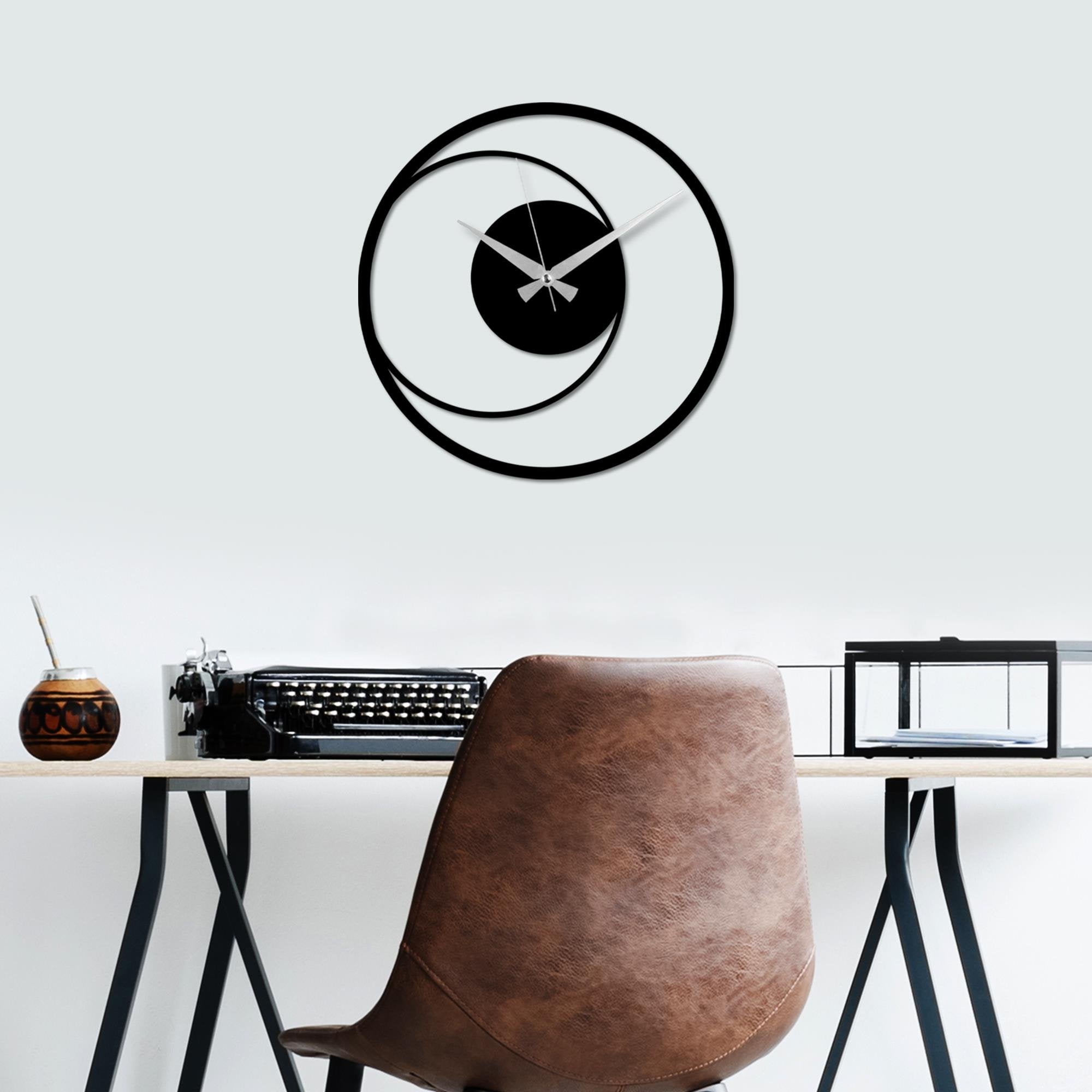 WATCH-070 Dekoratif Metal Duvar Saati | ByLamp