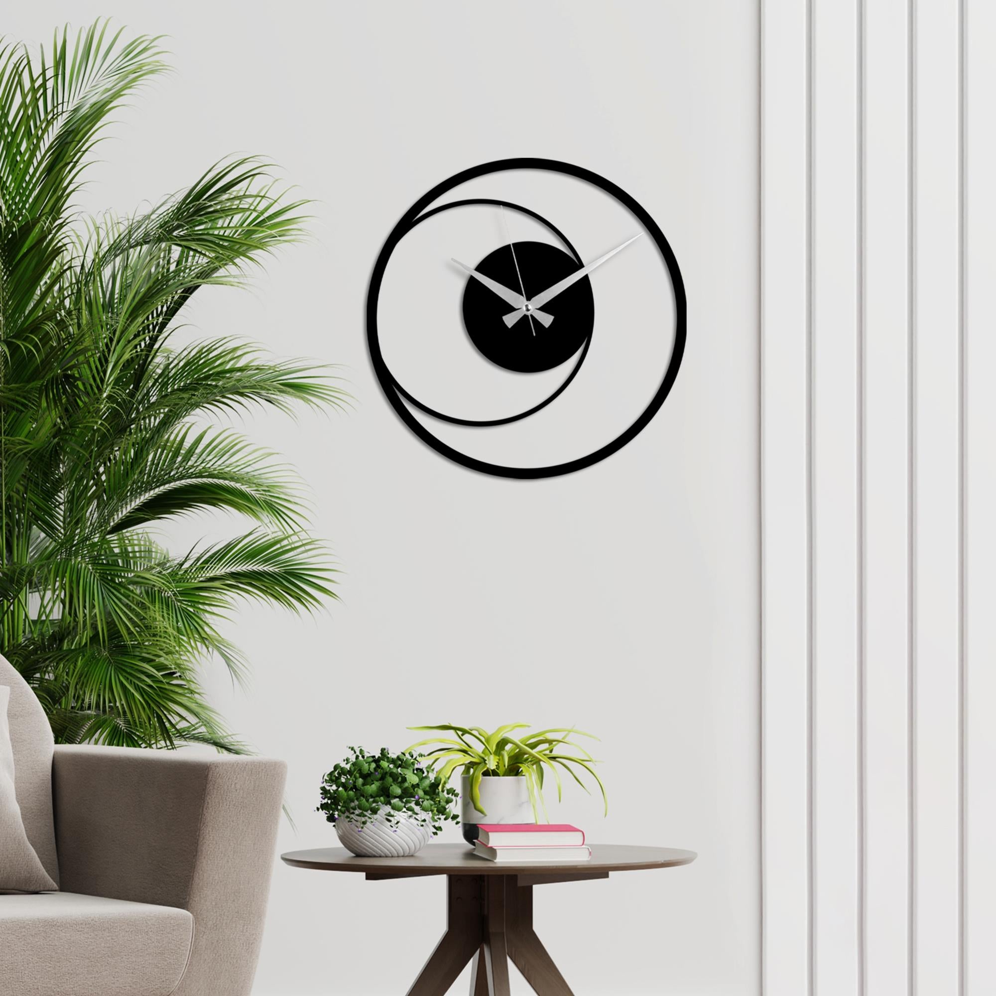 WATCH-070 Dekoratif Metal Duvar Saati | ByLamp