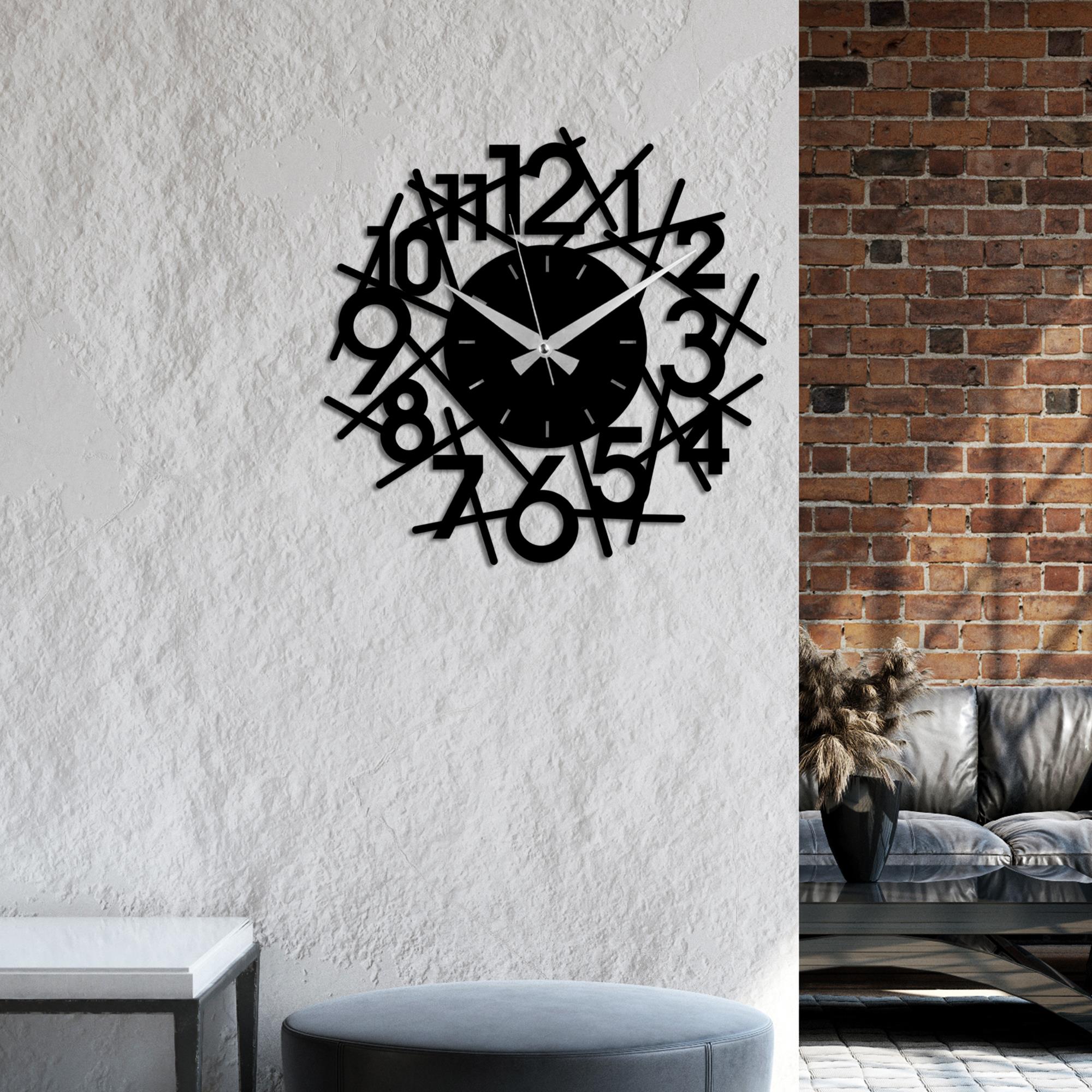 WATCH-073 Dekoratif Metal Duvar Saati | ByLamp