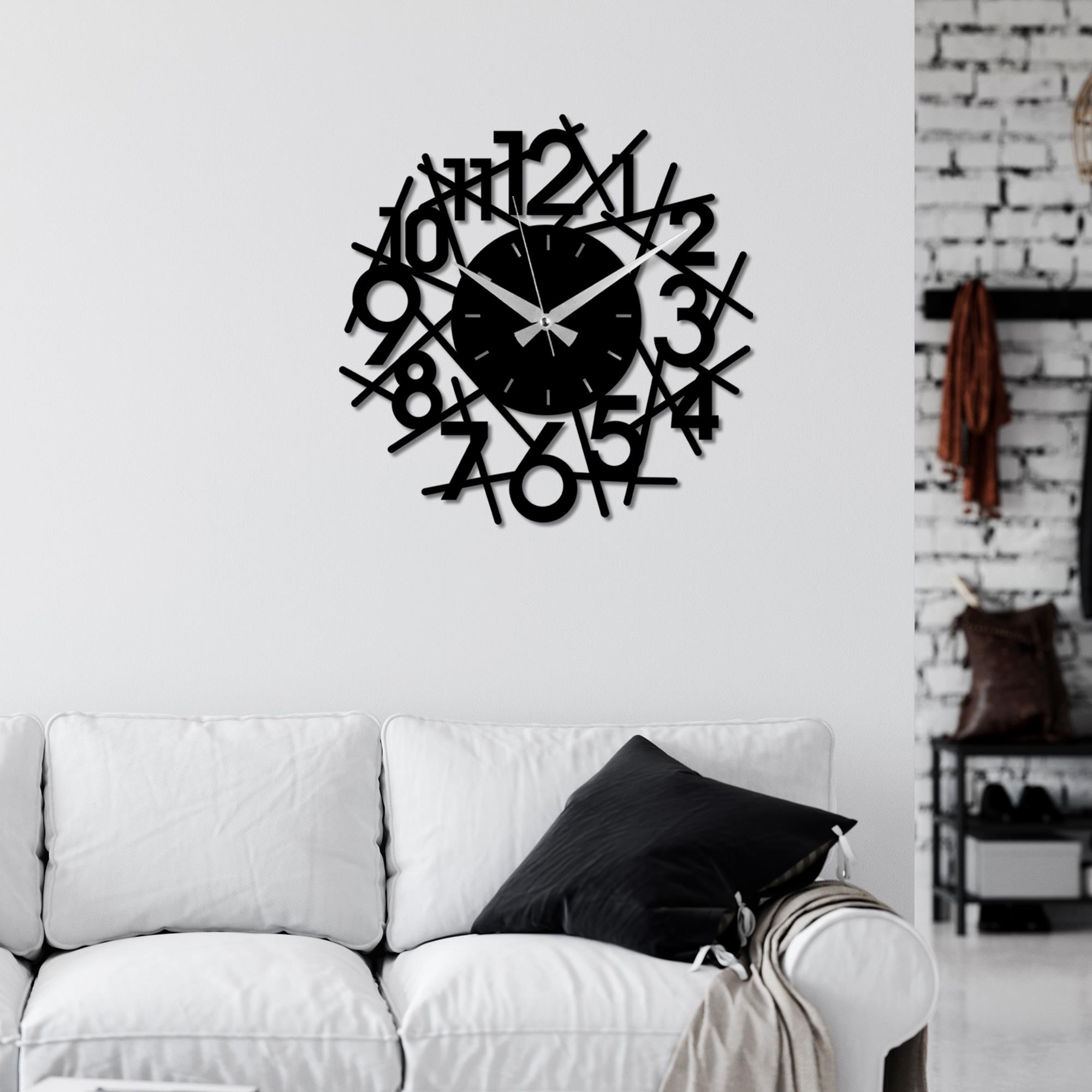 WATCH-073 Dekoratif Metal Duvar Saati | ByLamp