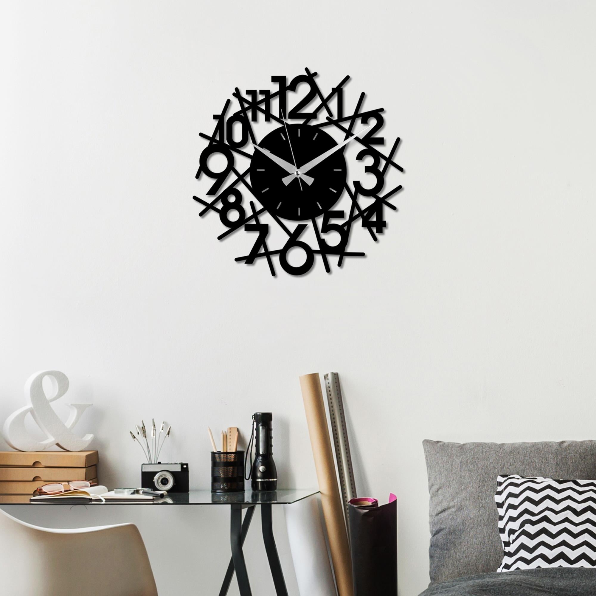 WATCH-073 Dekoratif Metal Duvar Saati | ByLamp