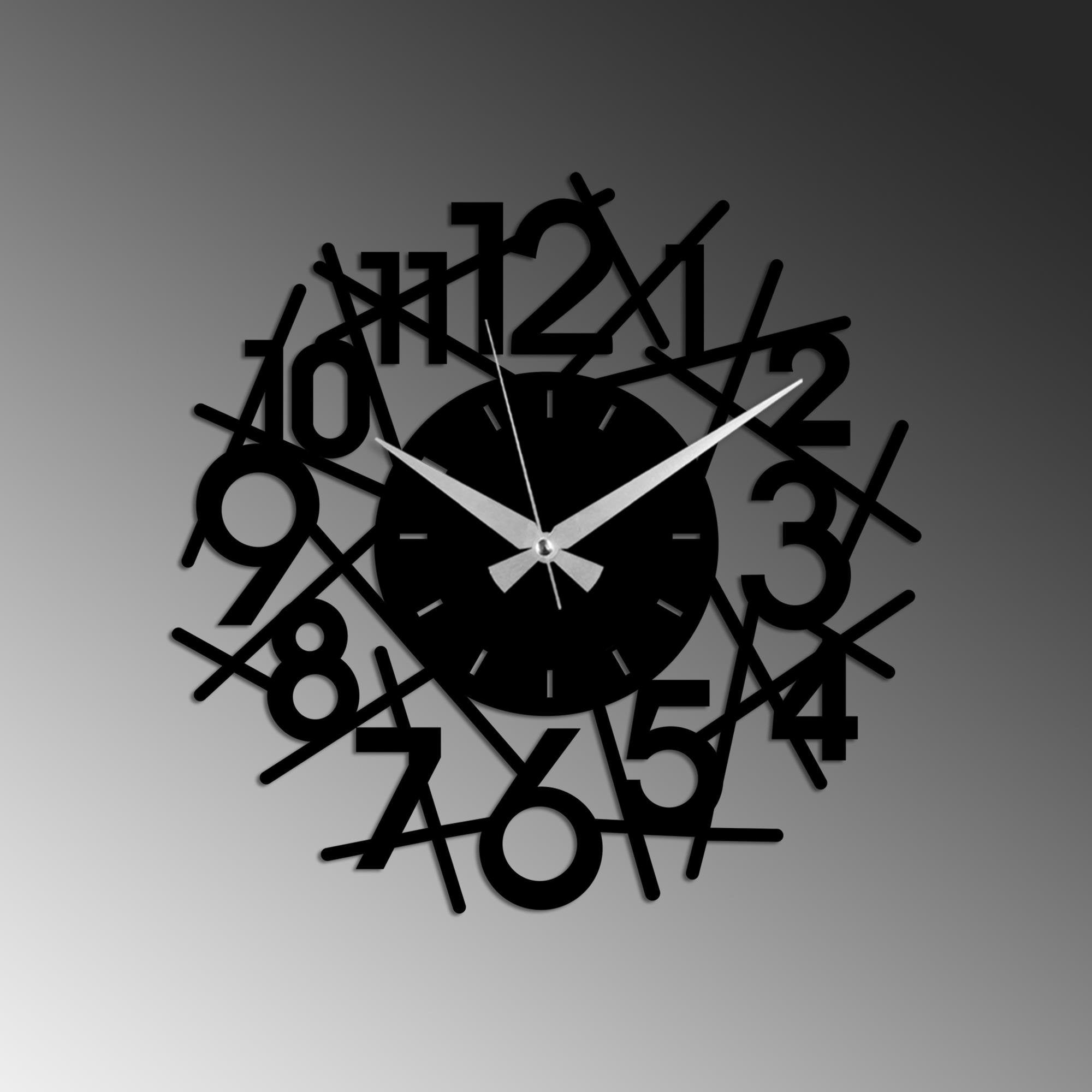 WATCH-073 Dekoratif Metal Duvar Saati | ByLamp