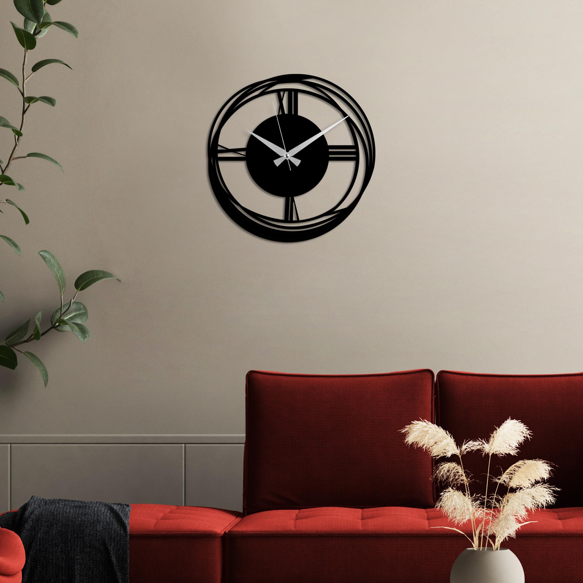 WATCH-074 Dekoratif Metal Duvar Saati | ByLamp