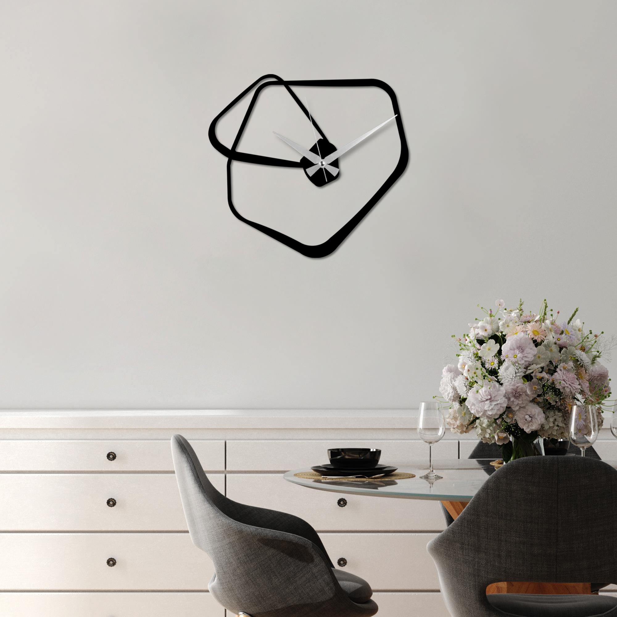 WATCH-075 Dekoratif Metal Duvar Saati | ByLamp