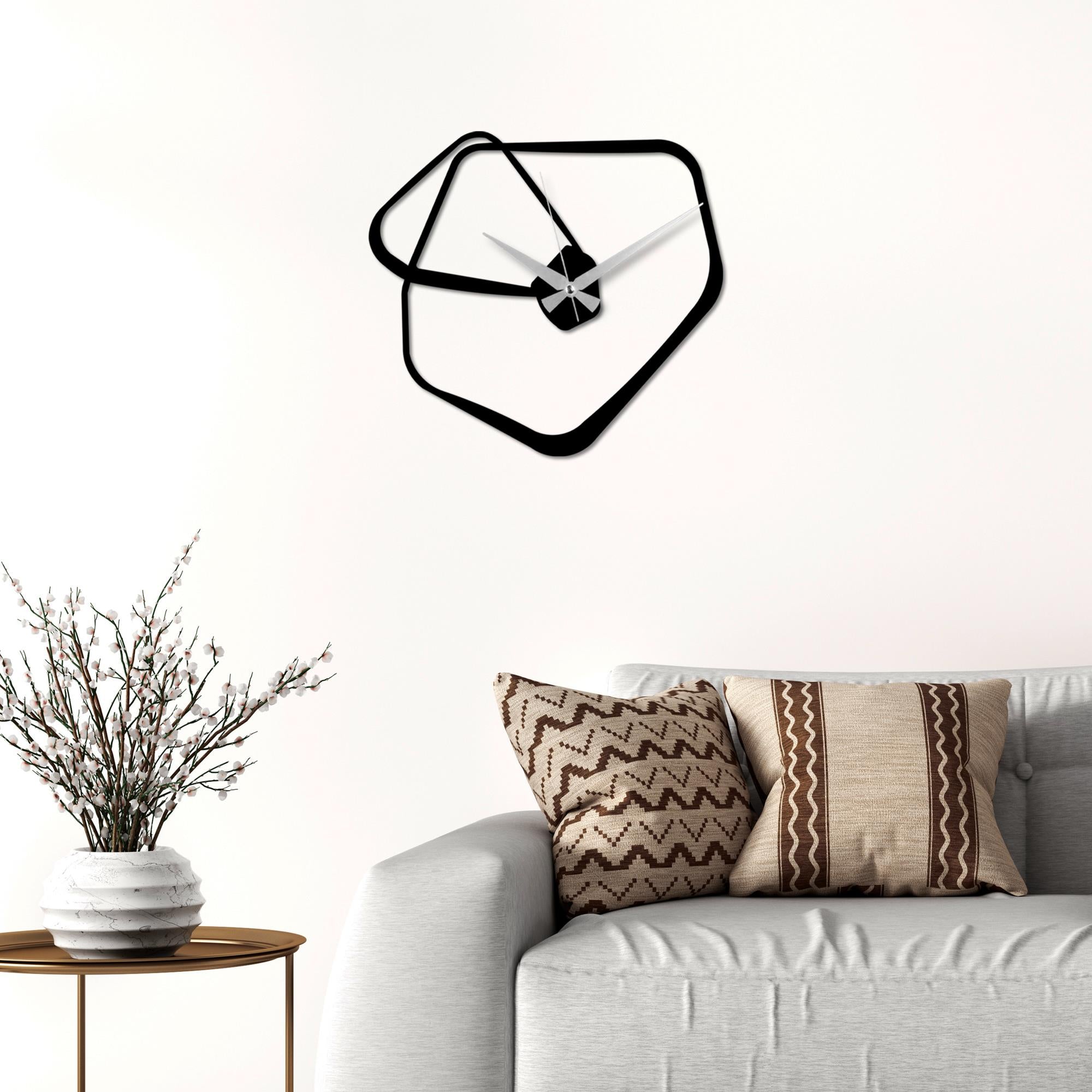 WATCH-075 Dekoratif Metal Duvar Saati | ByLamp