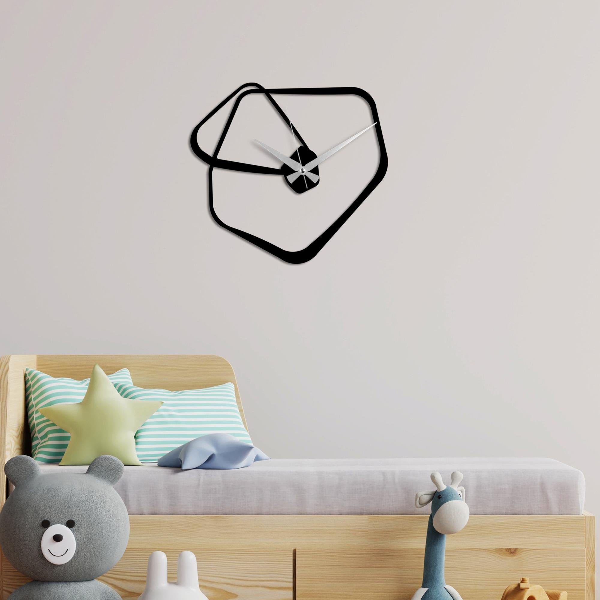 WATCH-075 Dekoratif Metal Duvar Saati | ByLamp