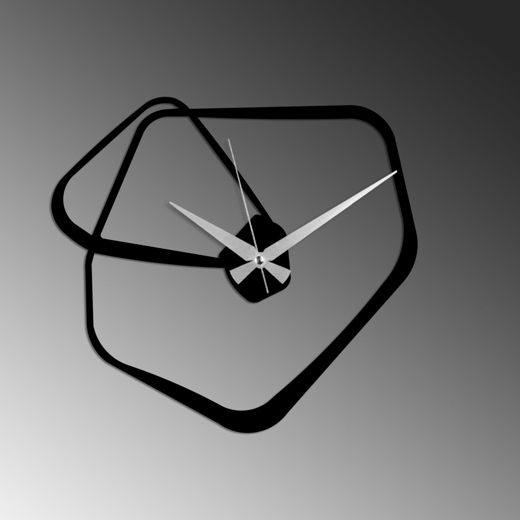 WATCH-075 Dekoratif Metal Duvar Saati | ByLamp