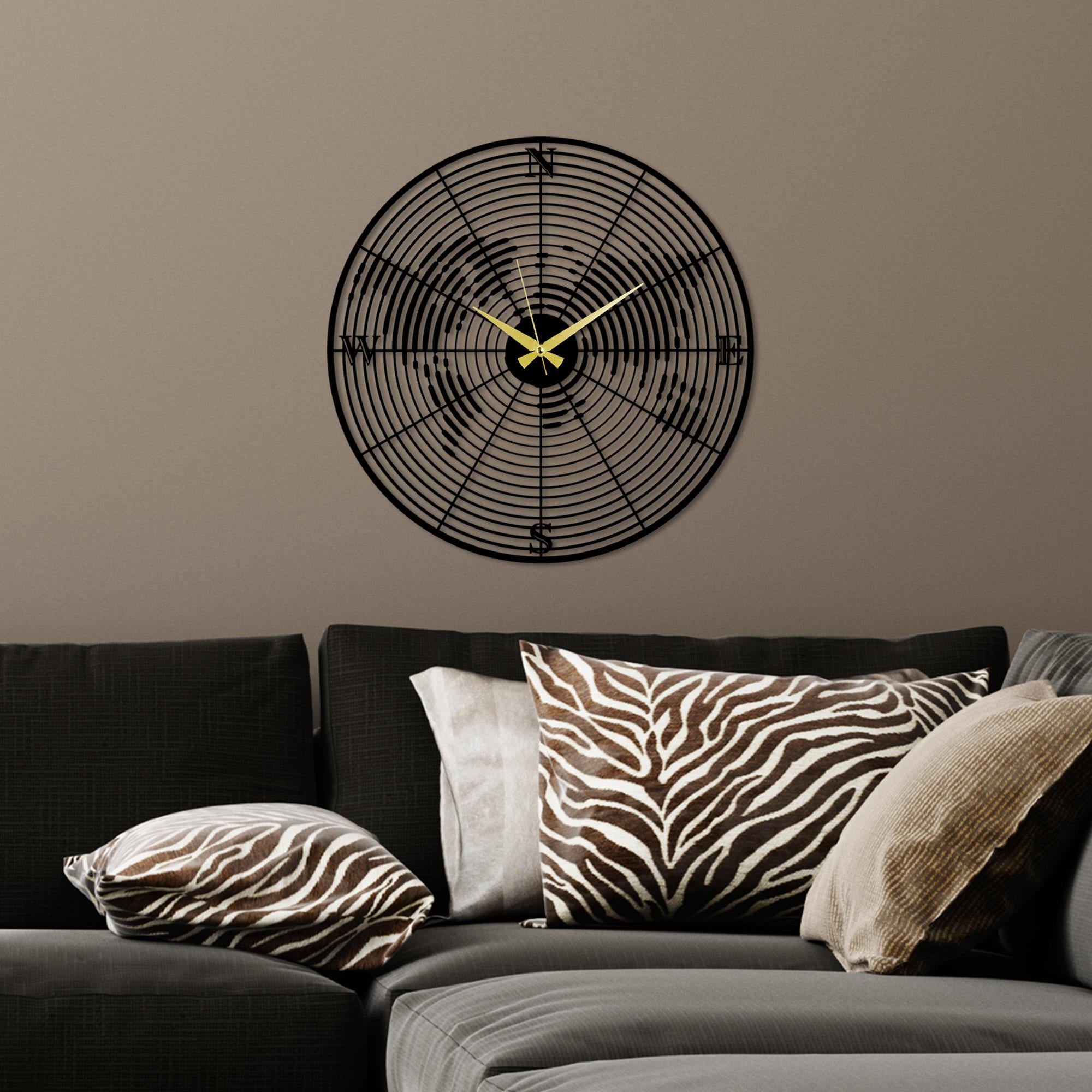 WATCH-77 Dekoratif Metal Duvar Saati | ByLamp