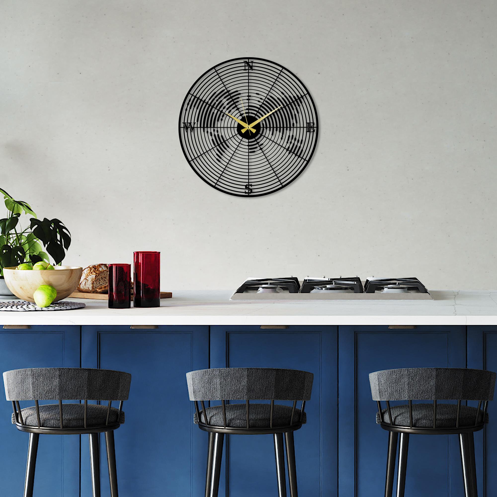 WATCH-77 Dekoratif Metal Duvar Saati | ByLamp