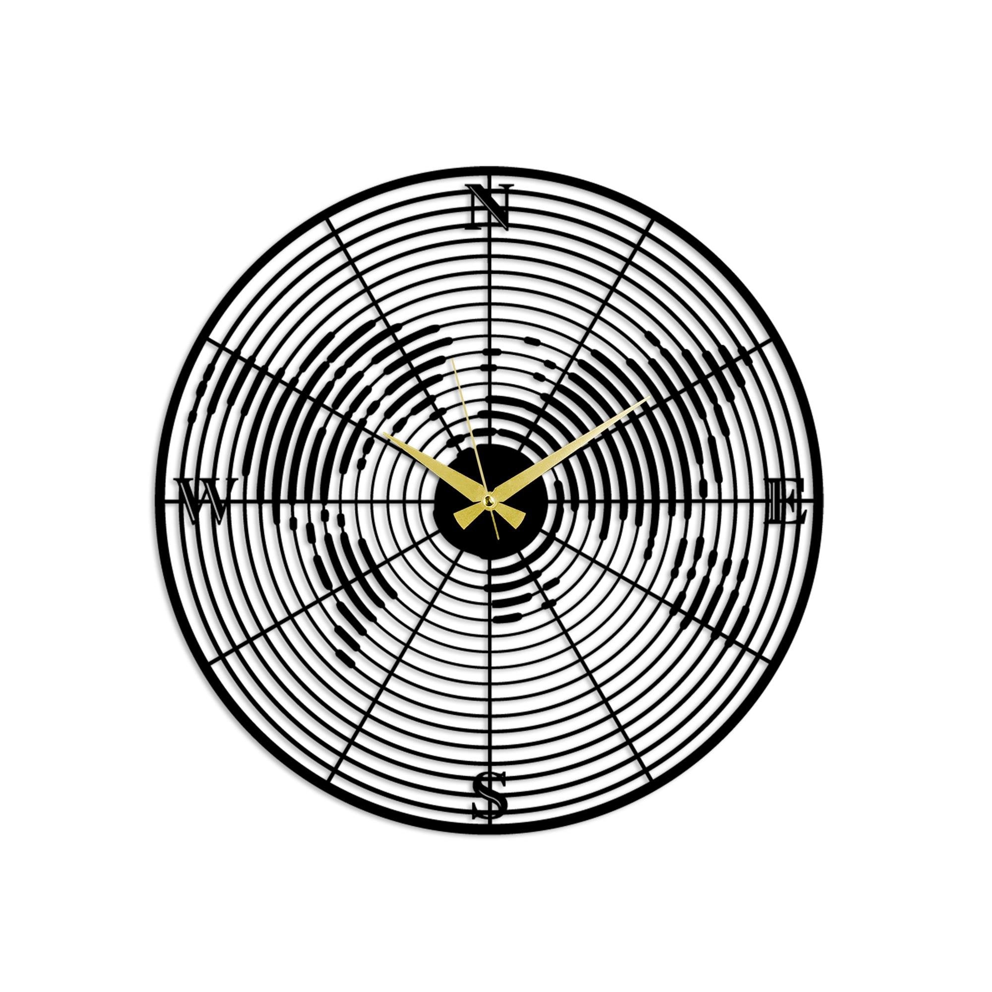 WATCH-77 Dekoratif Metal Duvar Saati | ByLamp