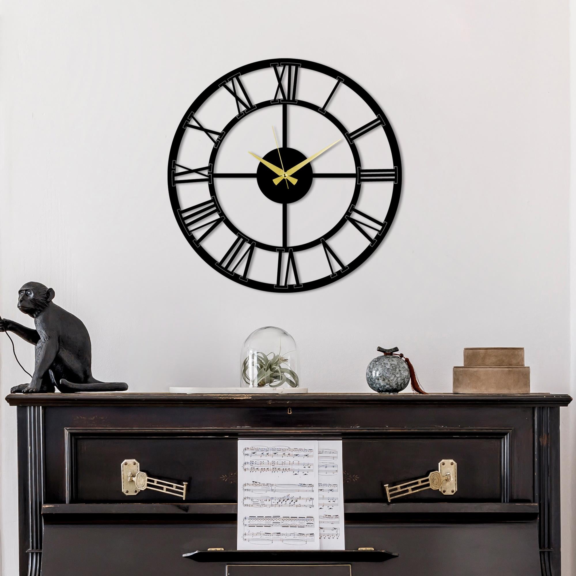 WATCH-80 Dekoratif Metal Duvar Saati | ByLamp