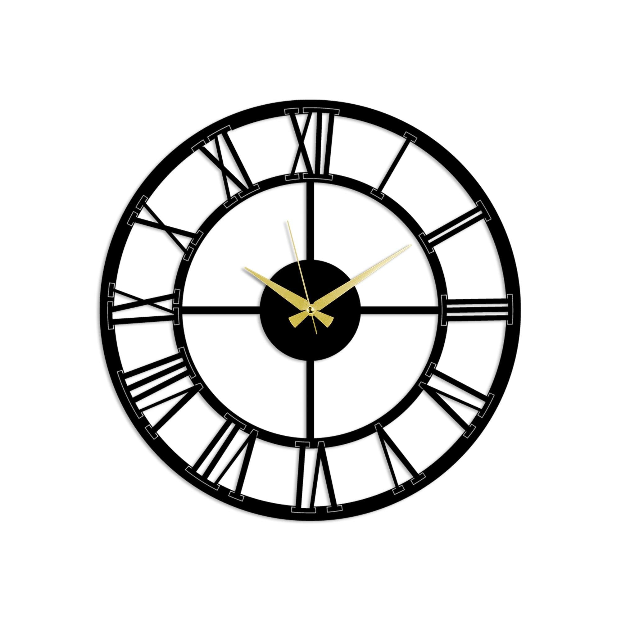 WATCH-80 Dekoratif Metal Duvar Saati | ByLamp