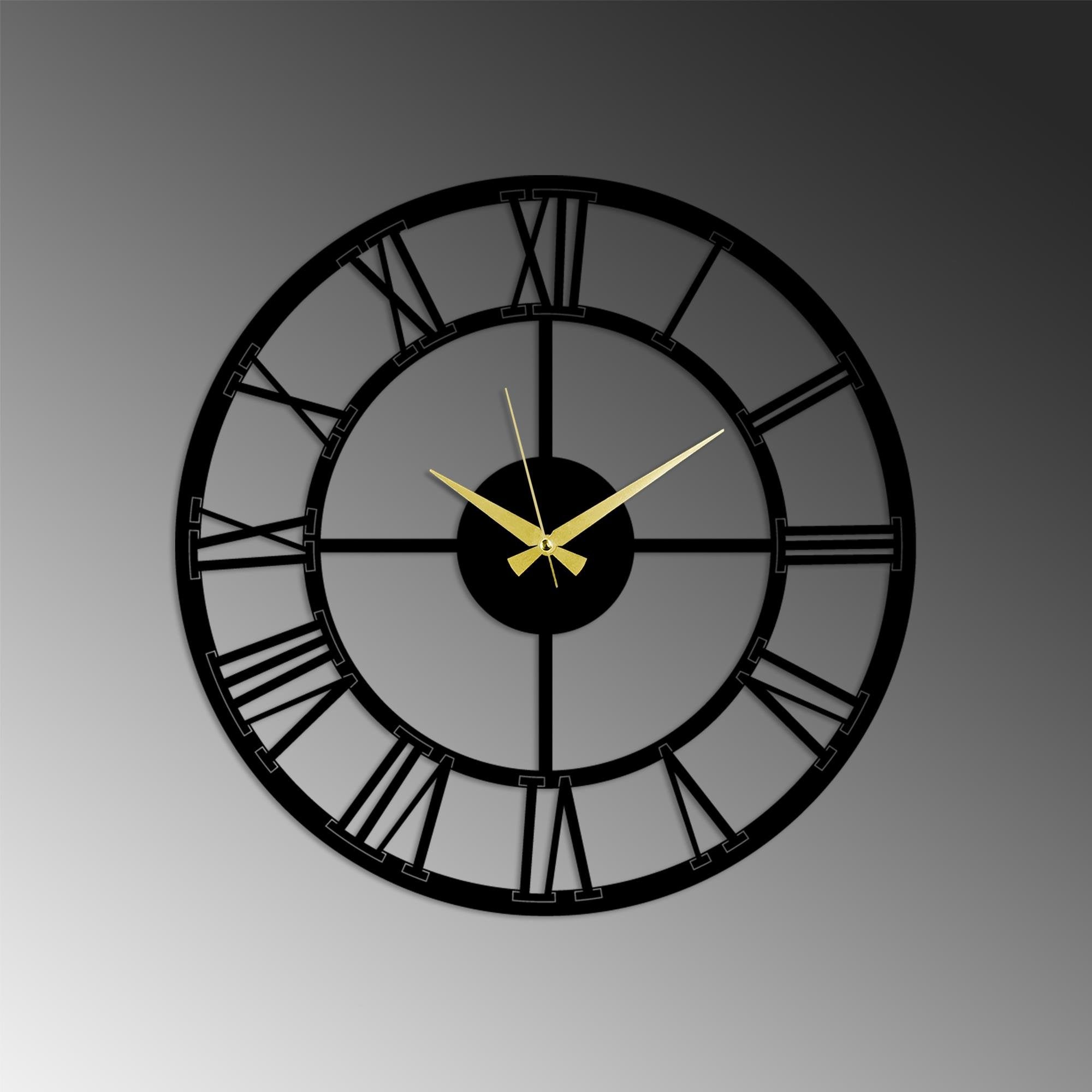 WATCH-80 Dekoratif Metal Duvar Saati | ByLamp