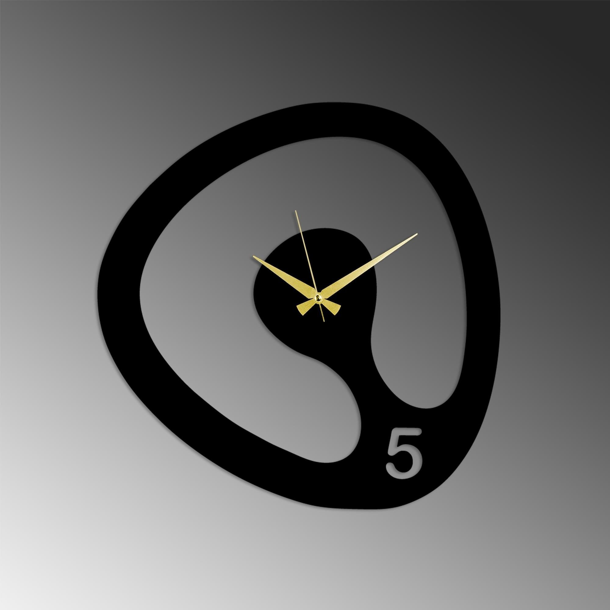 WATCH-81 Dekoratif Metal Duvar Saati | ByLamp