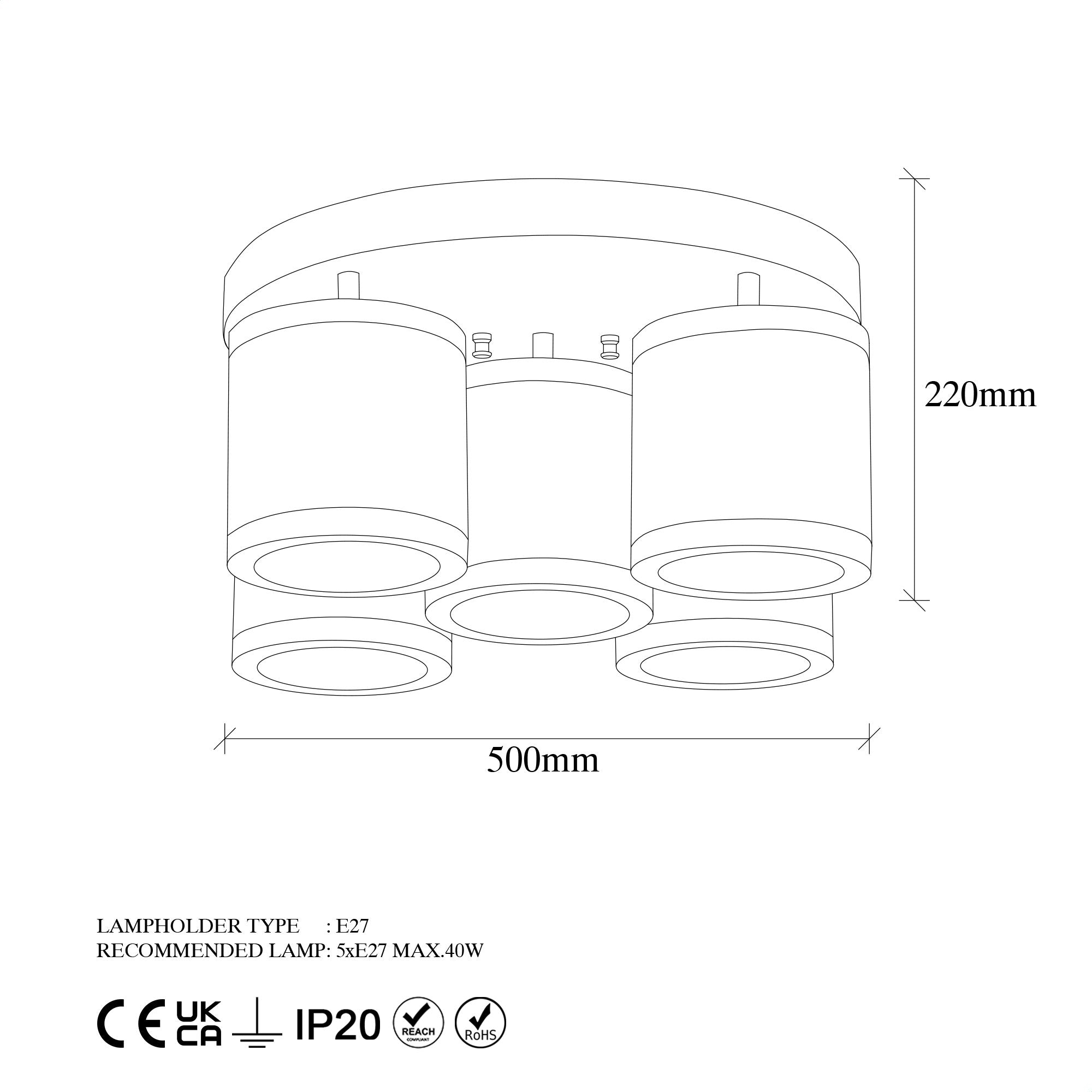 Bambu BA 11633 Abajur Plafonyer Aydınlatma | ByLamp