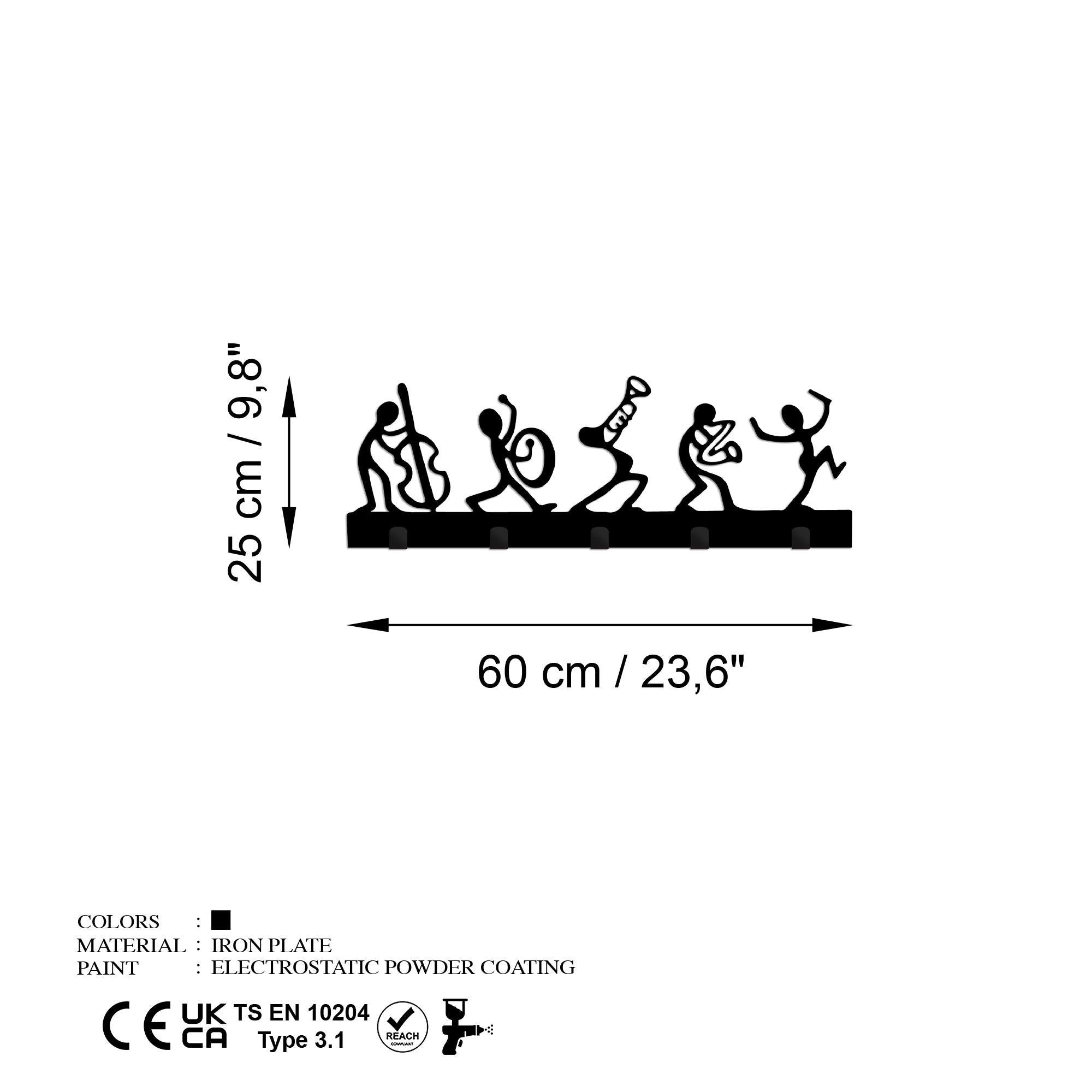 WH-113 Dekoratif Metal Askılık | ByLamp