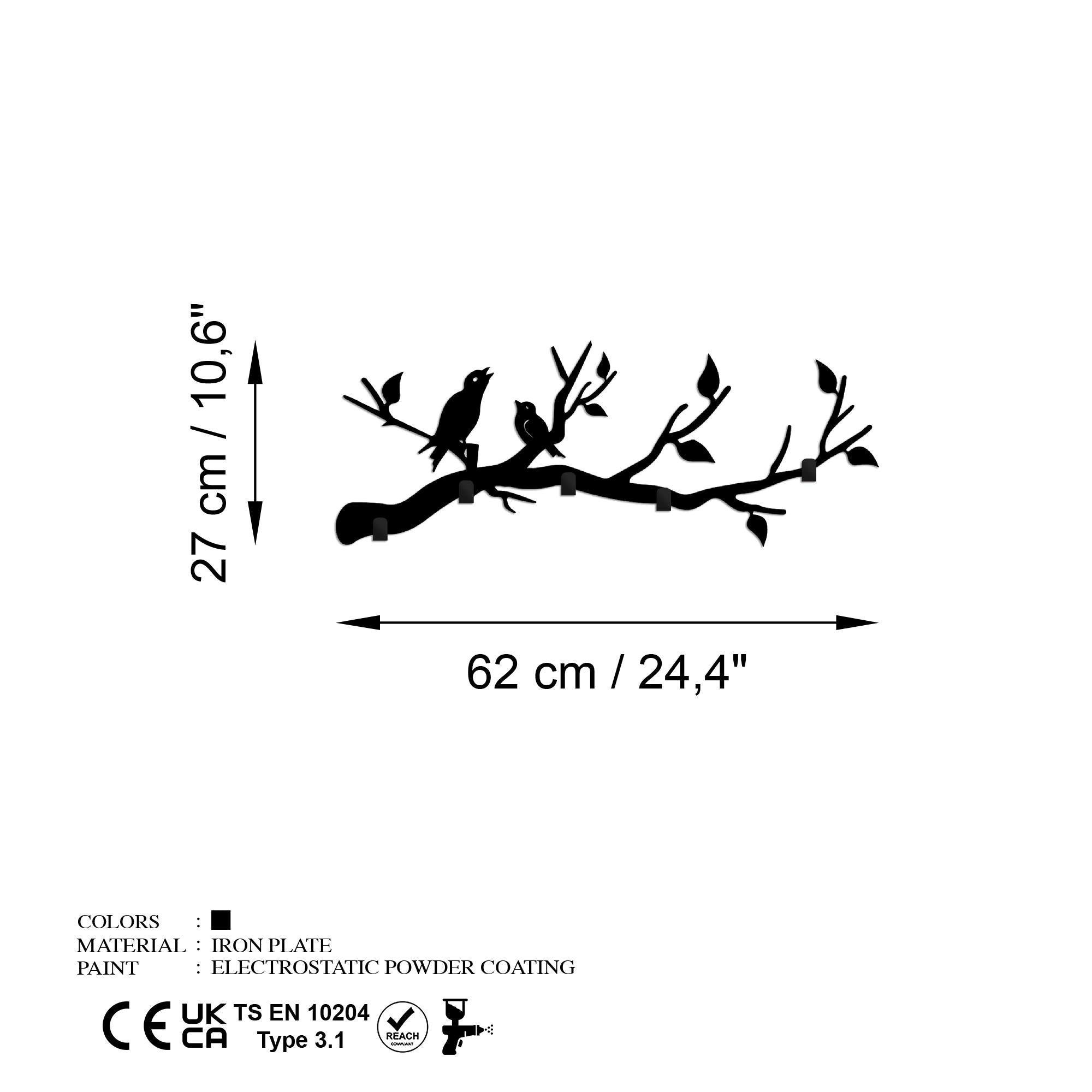 WH-117 Dekoratif Metal Askılık | ByLamp