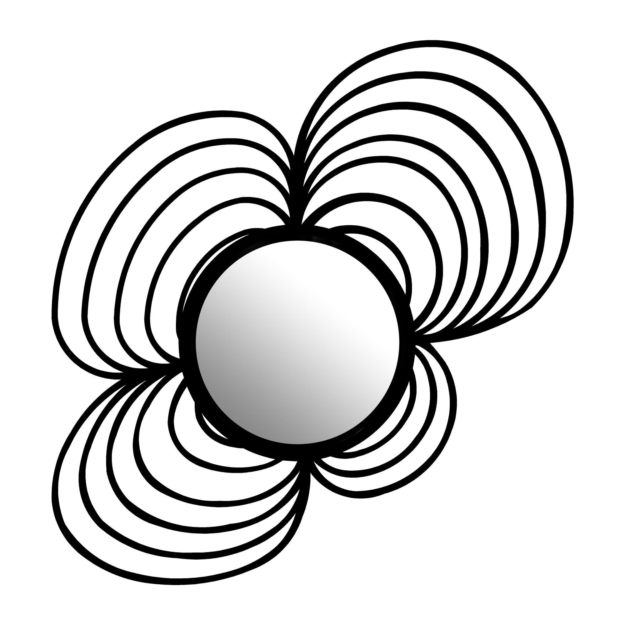 WM-003 Dekoratif Metal Duvar Aynası | ByLamp