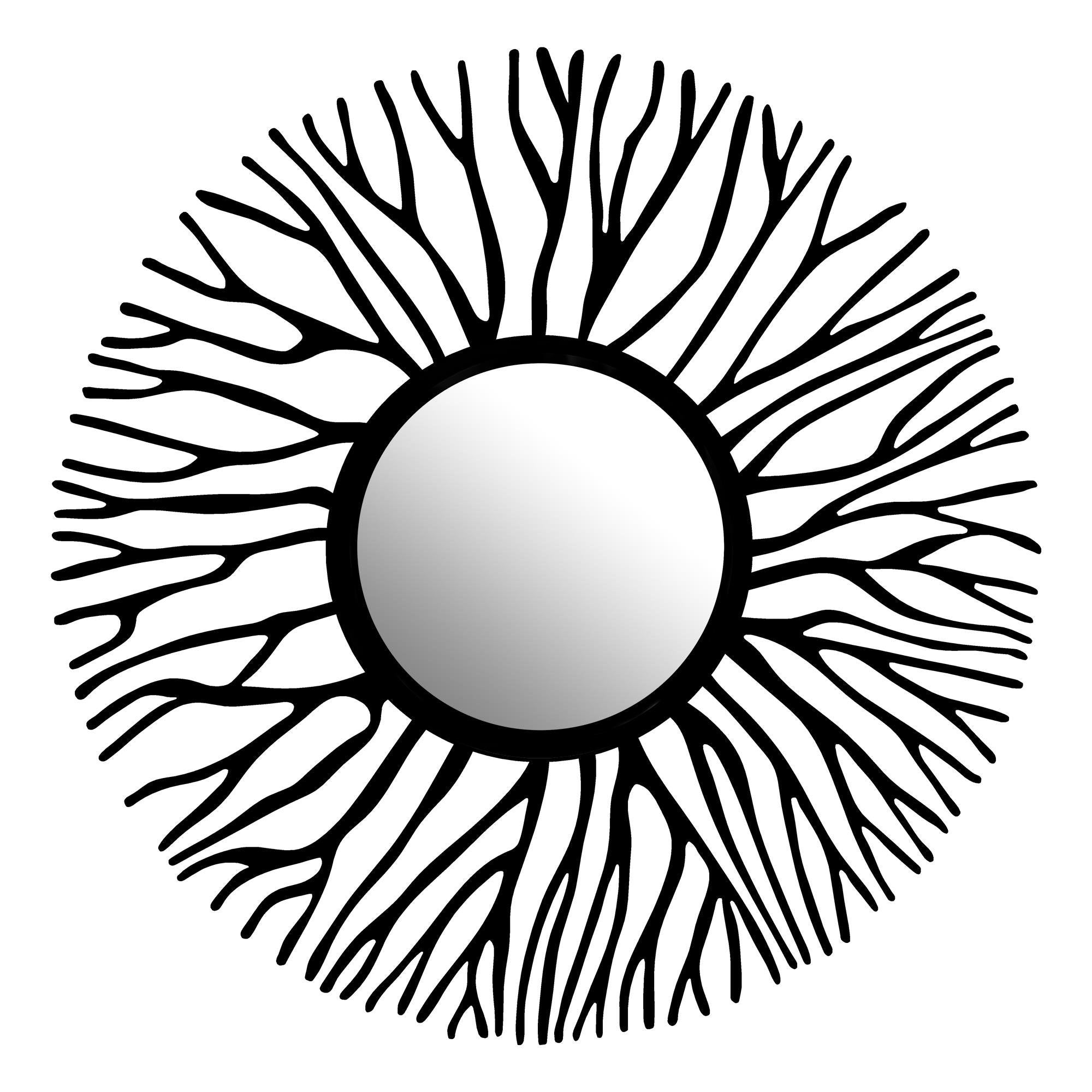 WM-004 Dekoratif Metal Duvar Aynası | ByLamp