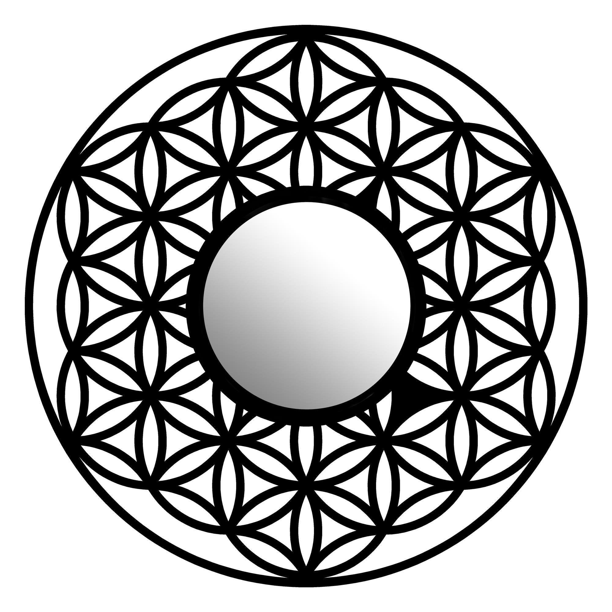 WM-006 Dekoratif Metal Duvar Aynası | ByLamp