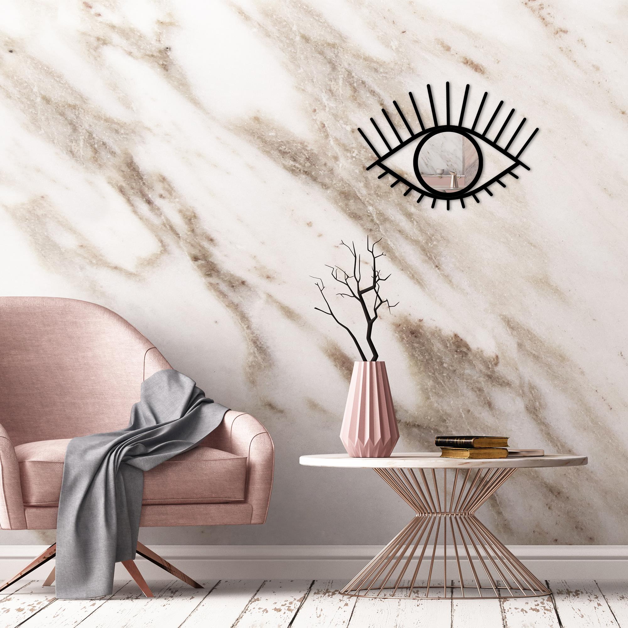 WM-011 Dekoratif Metal Duvar Aynası | ByLamp