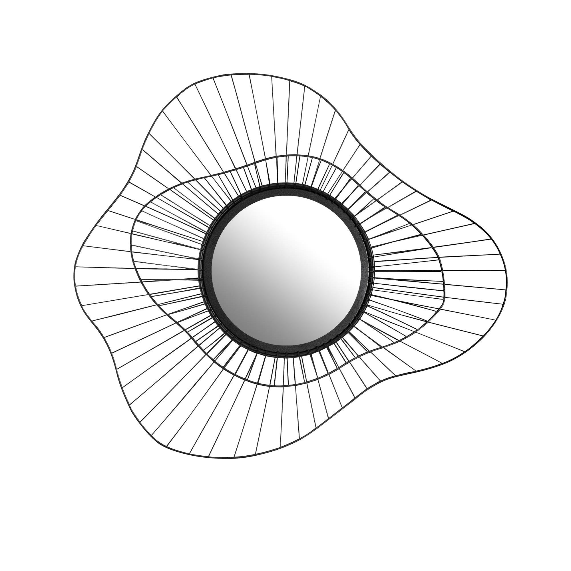 WM-012 Dekoratif Metal Duvar Aynası | ByLamp
