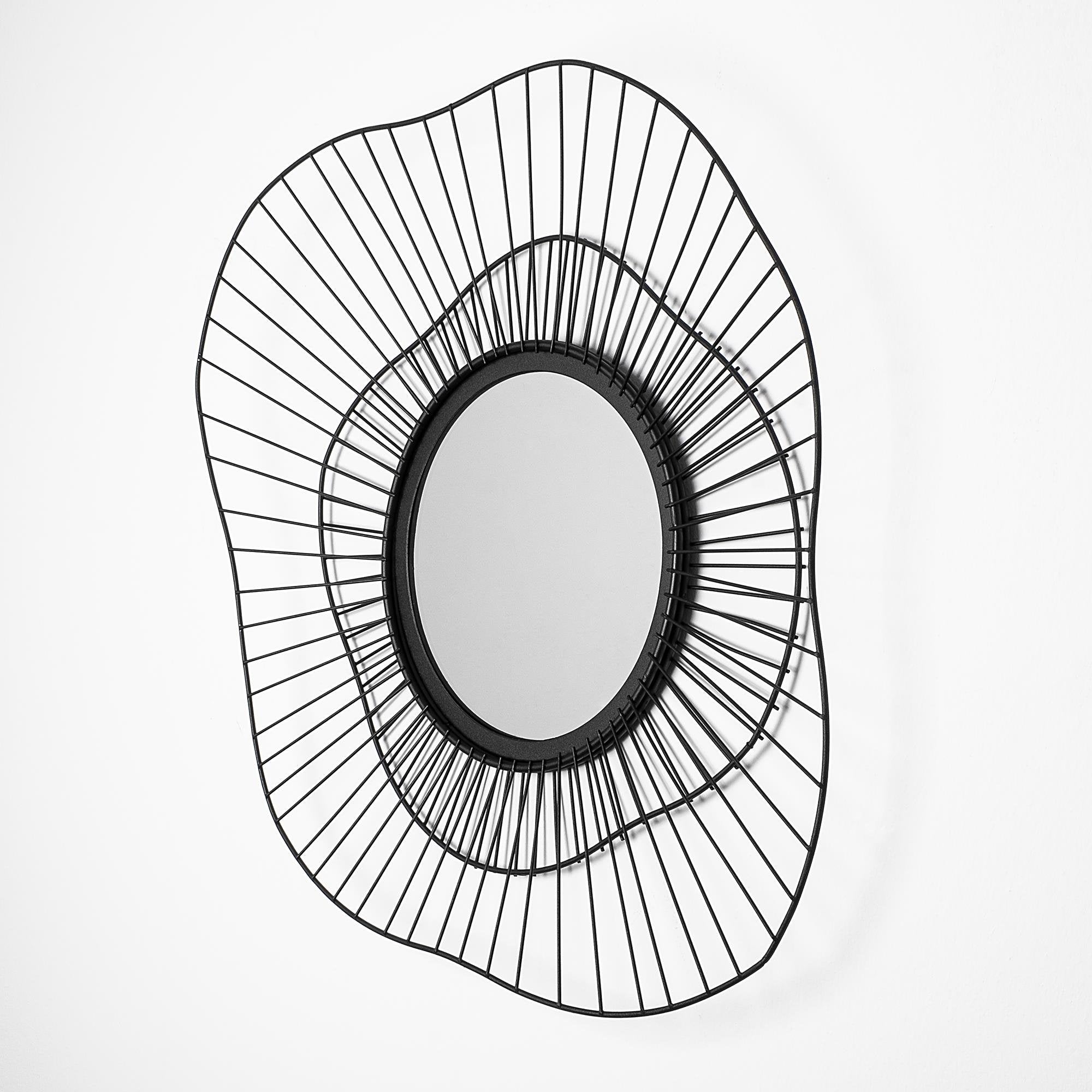 WM-015 Dekoratif Metal Duvar Aynası | ByLamp