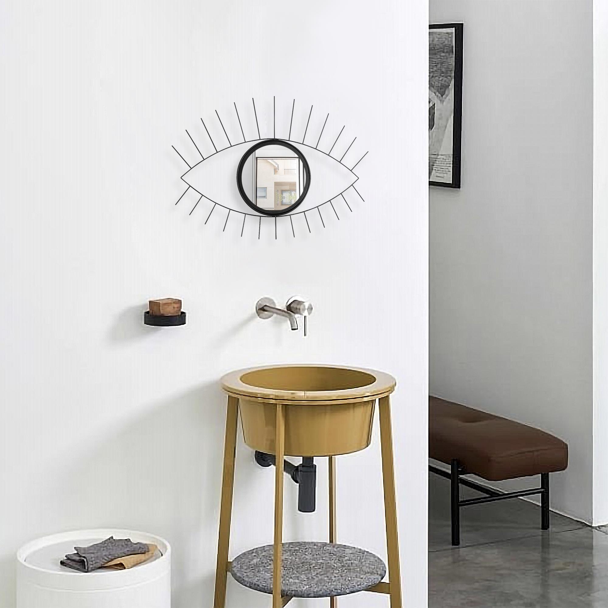 WM-017 Dekoratif Metal Duvar Aynası | ByLamp