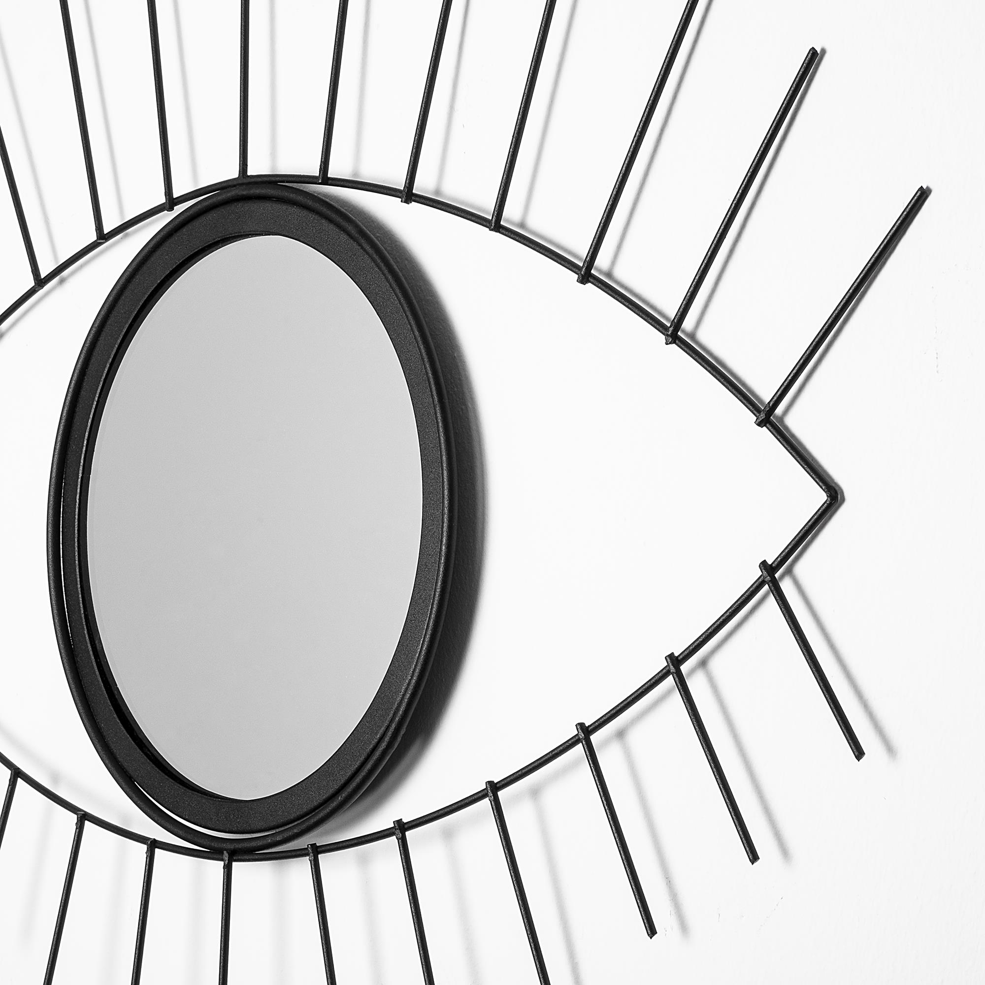 WM-017 Dekoratif Metal Duvar Aynası | ByLamp