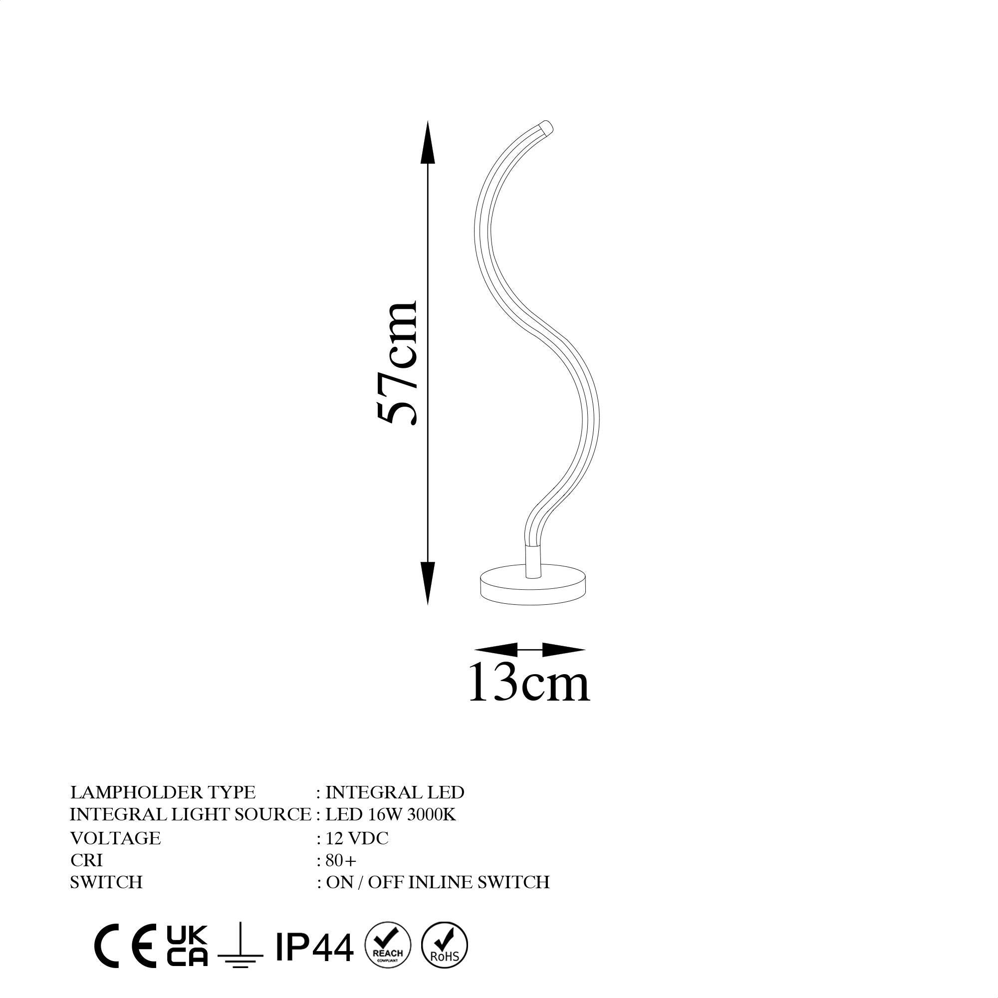 Yılan 13276 Led Masa Lambası Aydınlatma | ByLamp