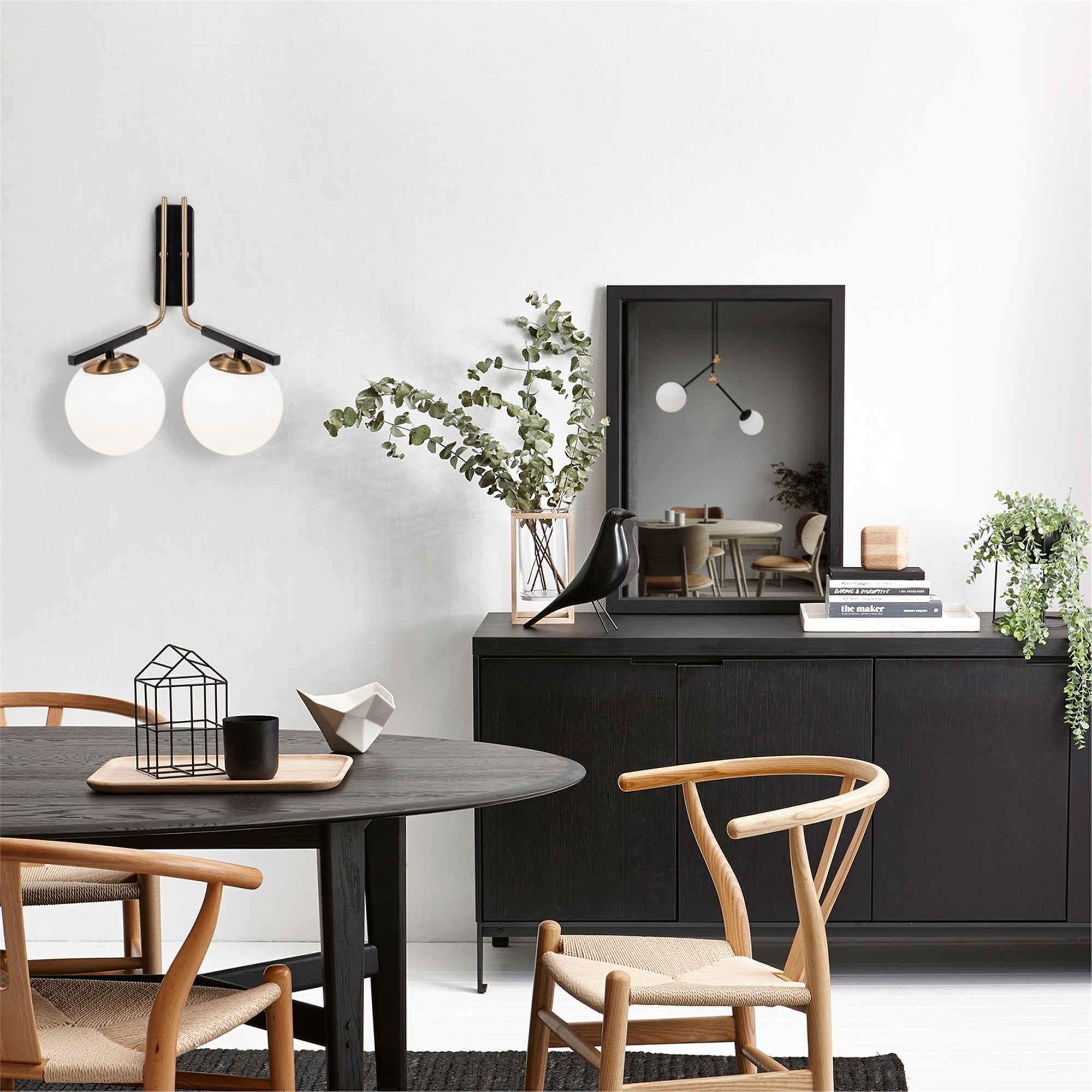 Yıldız 4016 Cam Aplik Duvar Aydınlatma | ByLamp