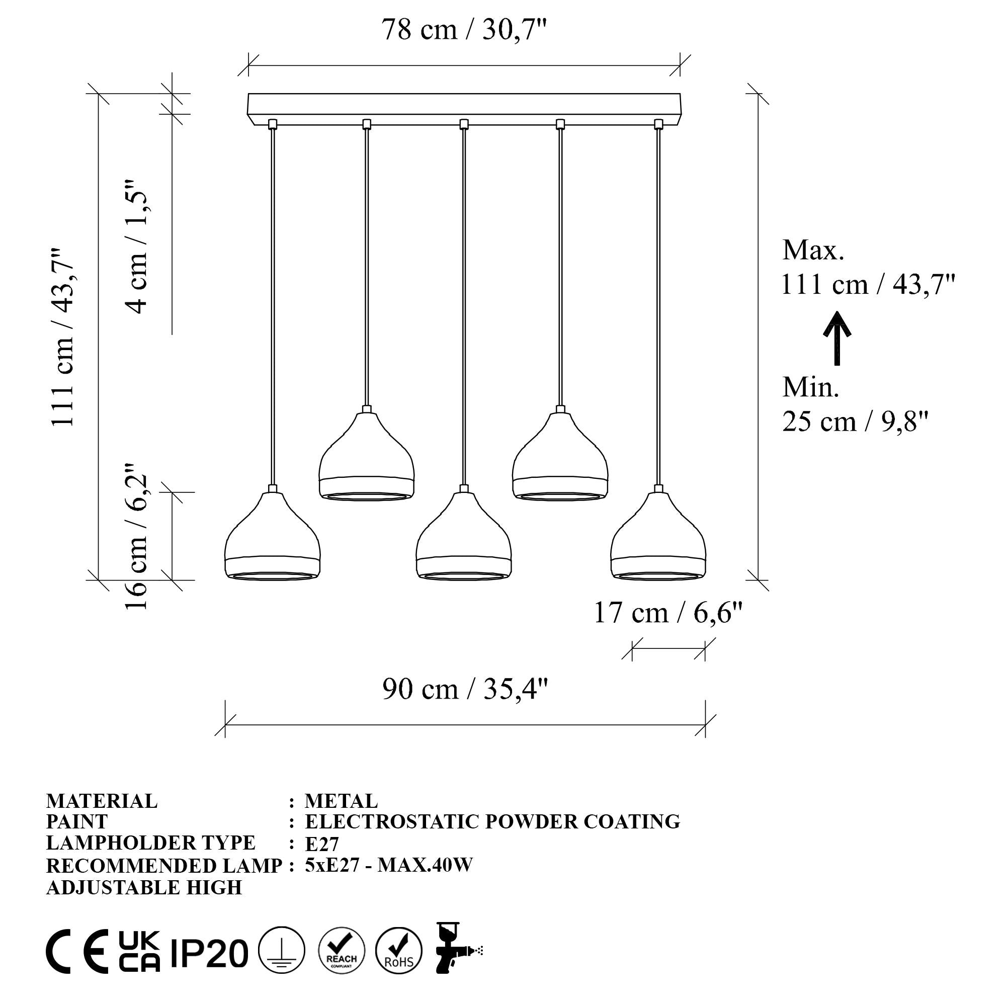 Yildo M 7012 Sıvama Sarkıt Aydınlatma | ByLamp