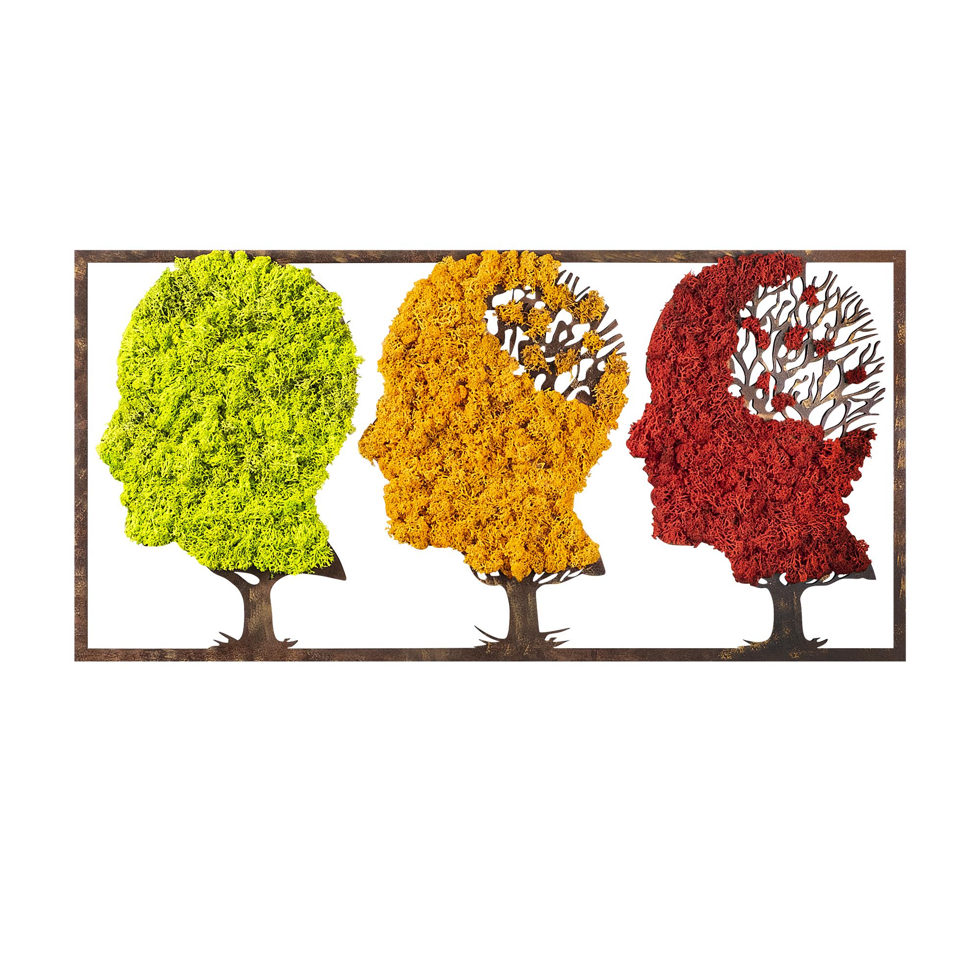 YNS-013 Dekoratif Yosun Duvar Tablosu | ByLamp