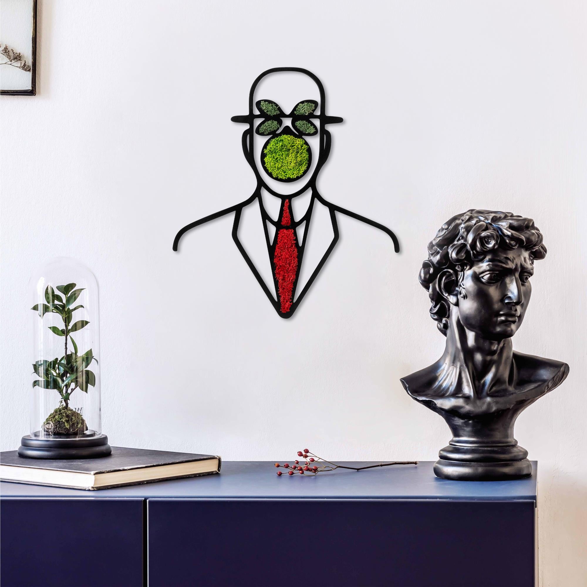 YNS-019 Dekoratif Yosun Duvar Tablosu | ByLamp