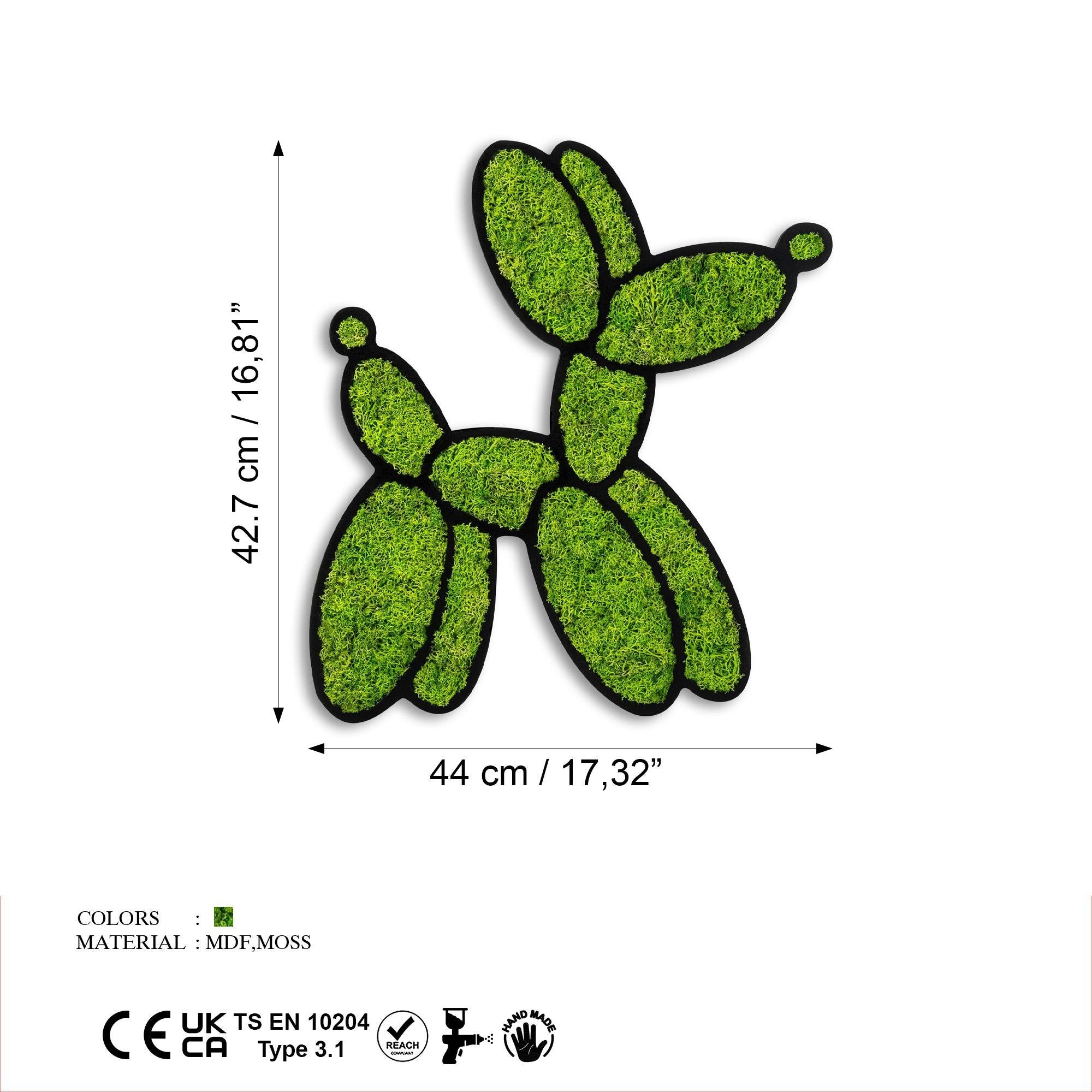 YNS-020 Dekoratif Yosun Duvar Tablosu | ByLamp