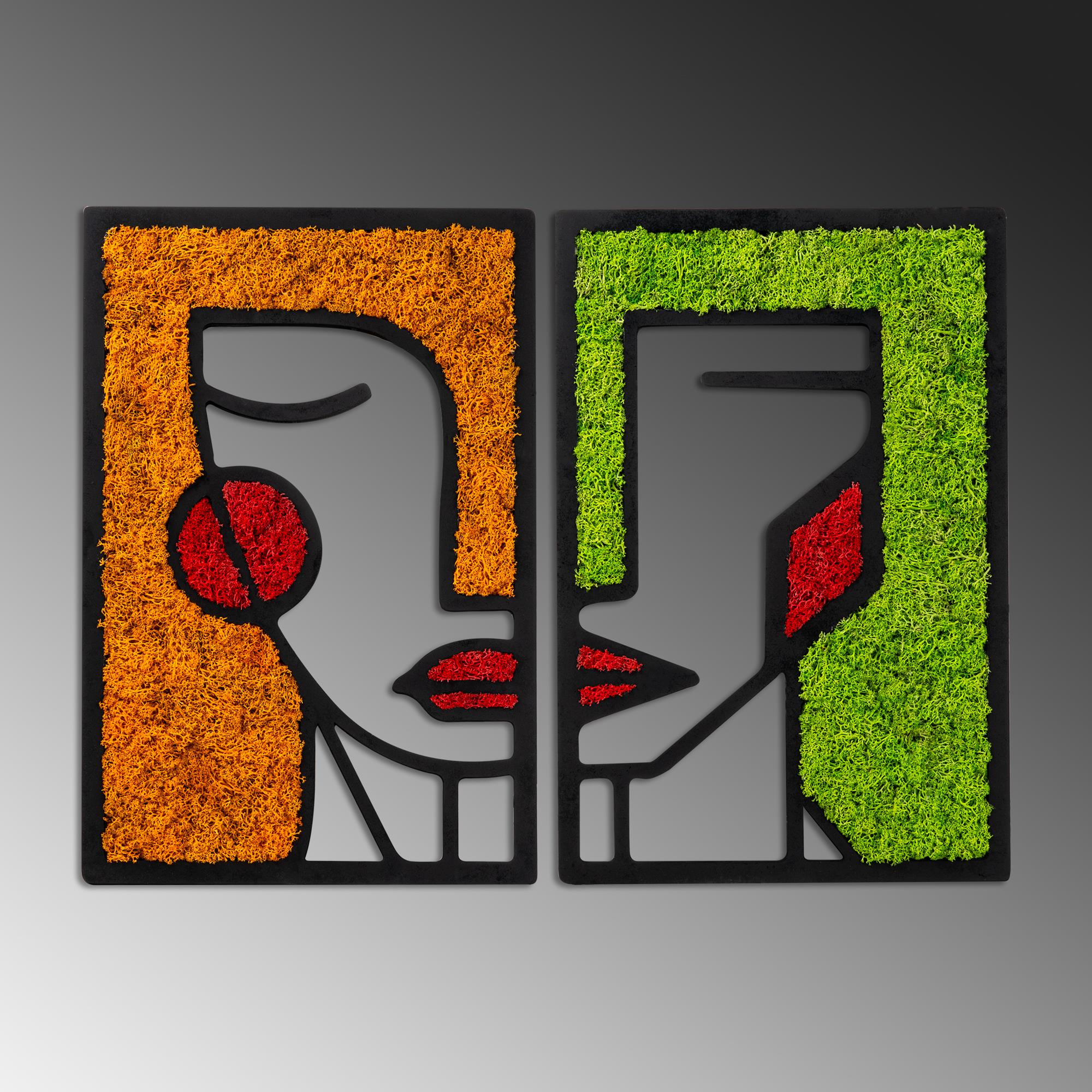 YNS-026 Dekoratif Yosun Duvar Tablosu | ByLamp