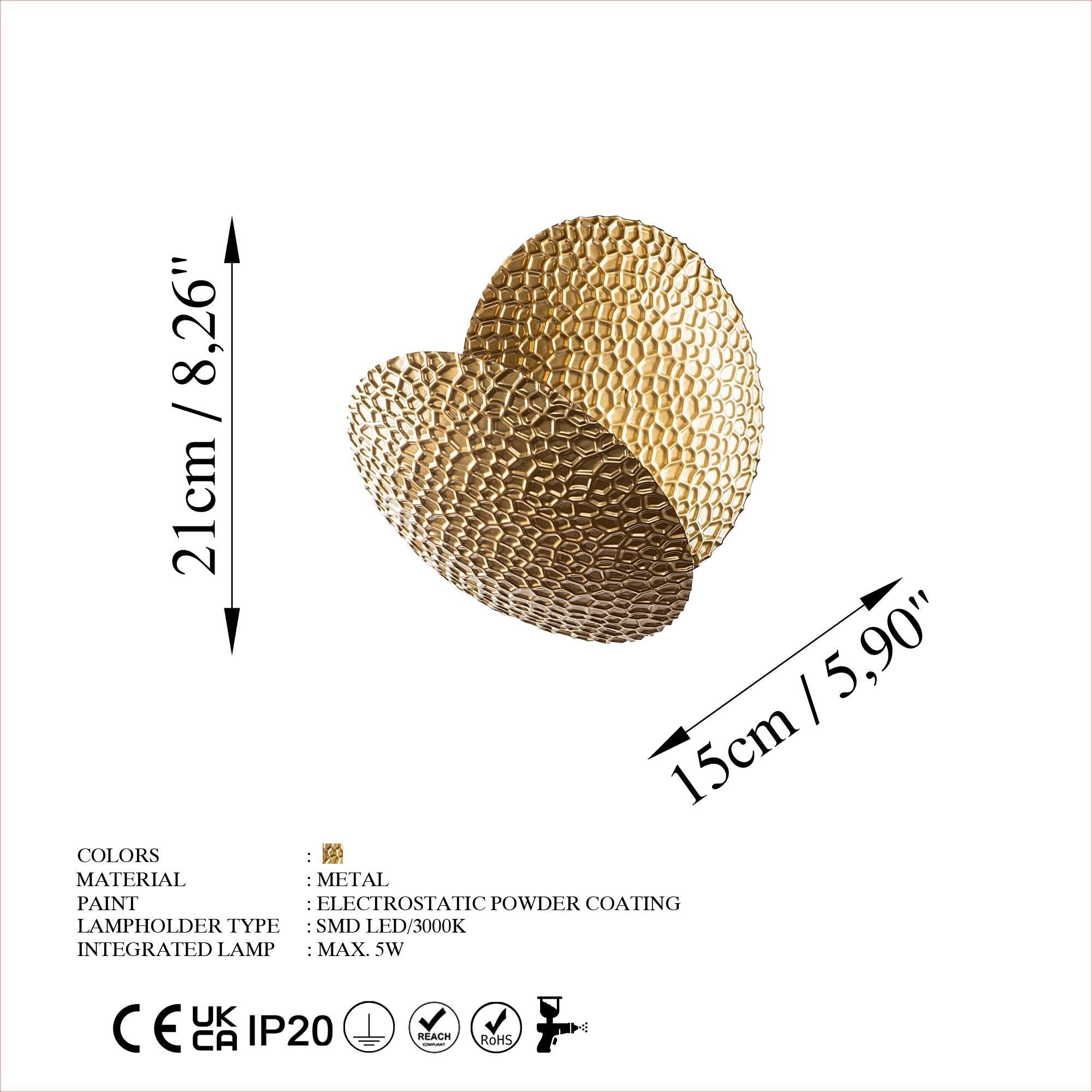 Yosma 13645 Led Aplik Duvar Aydınlatma | ByLamp