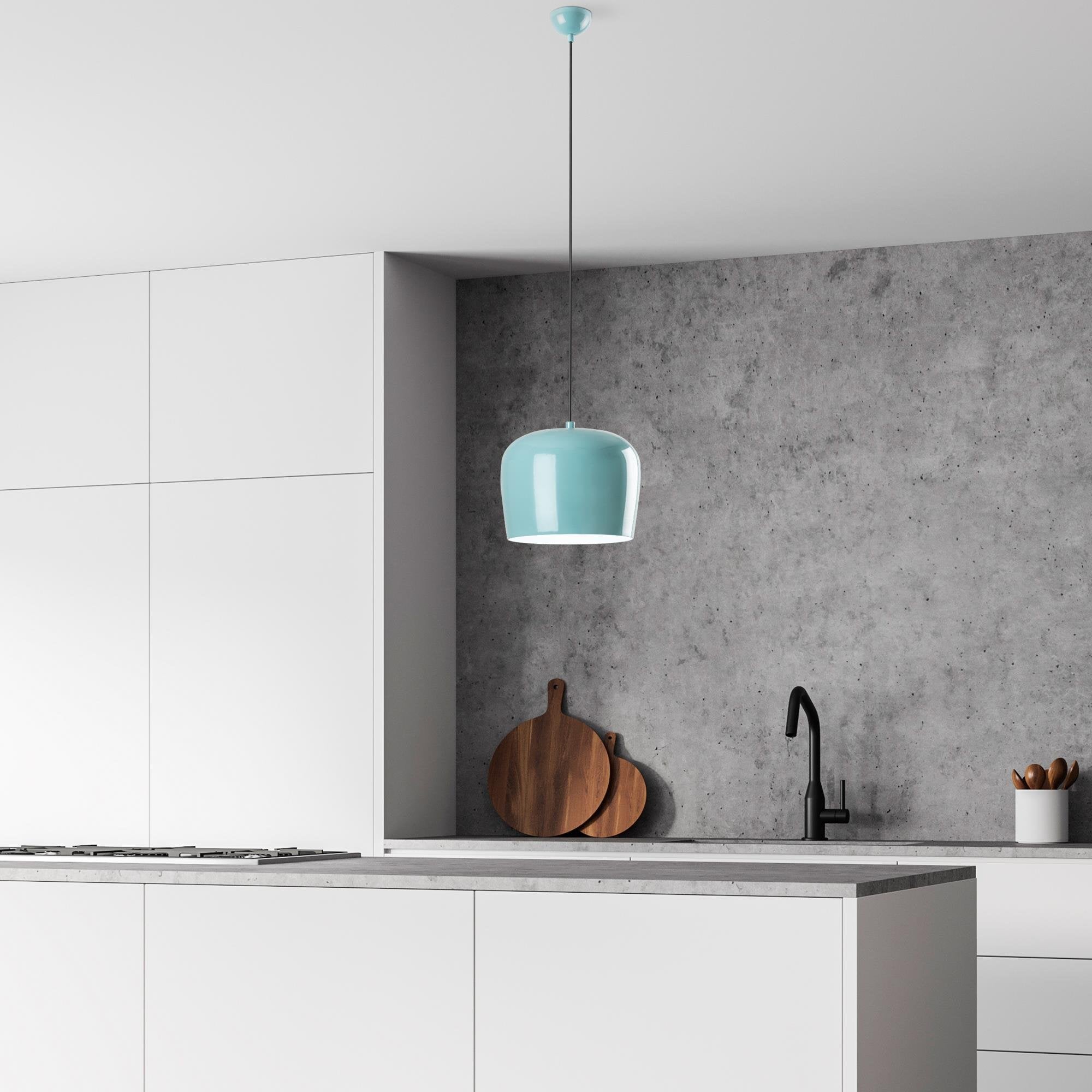 Yozgat N 1409 Turkuaz Sıvama Sarkıt Aydınlatma | ByLamp