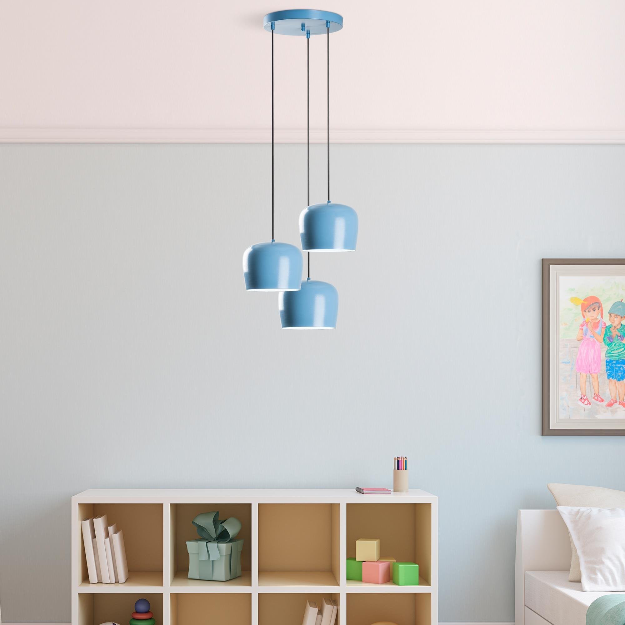 Yozgat N 1413 Açık Mavi Sıvama Sarkıt Aydınlatma | ByLamp